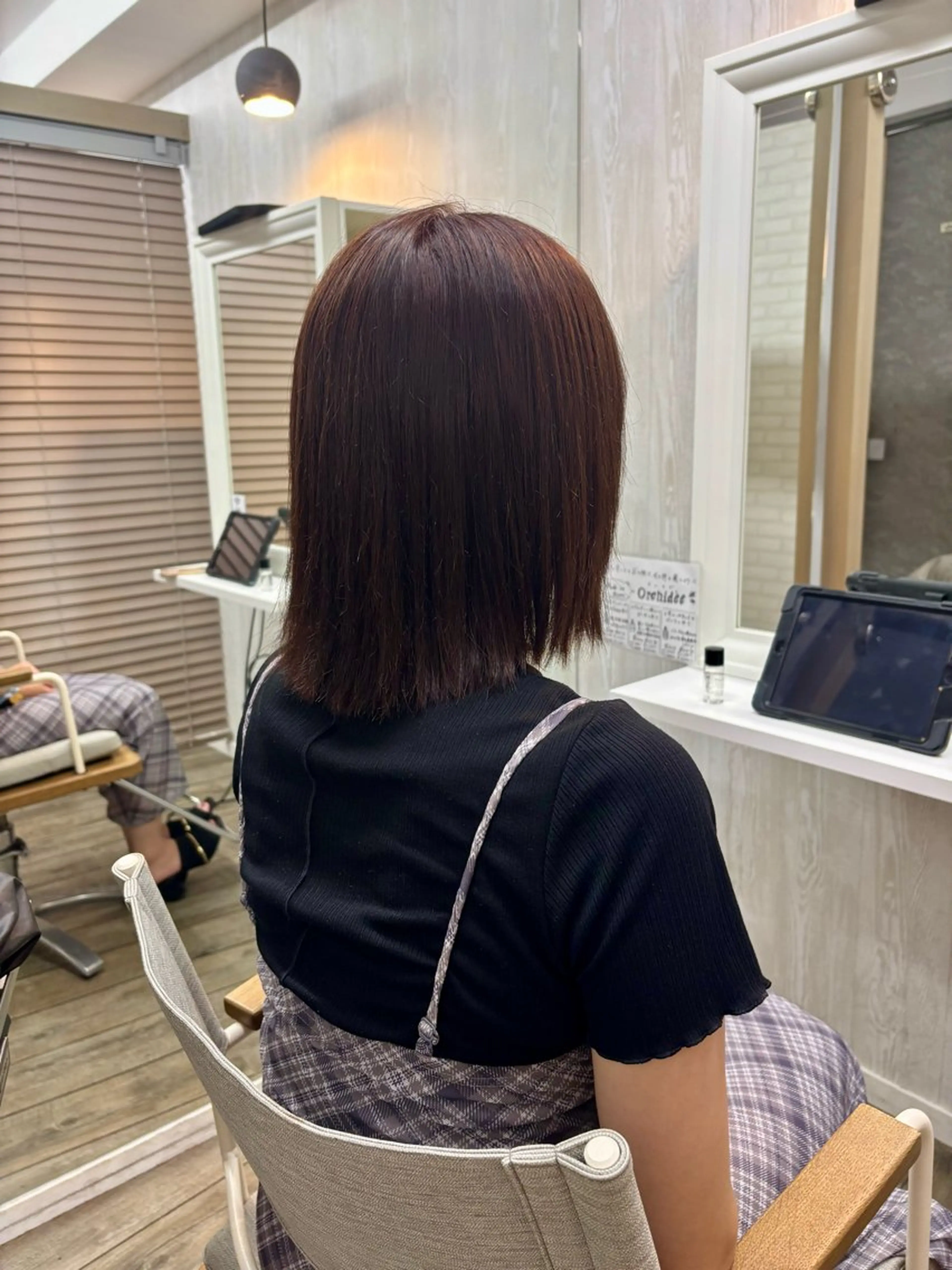 ミディアム カラー ヘアカラー トリートメント TOMOYA /カラー・縮毛のヘアスタイル