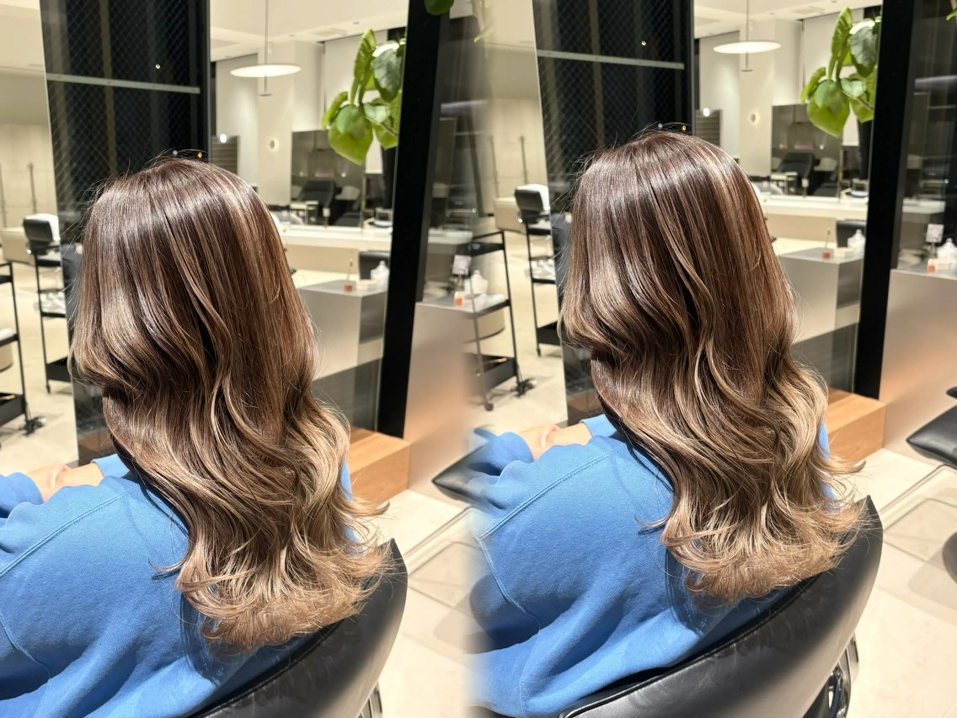 ロング ヘアカラー トリートメント 縮毛矯正/髪質改善/ 斉藤春のヘアスタイル