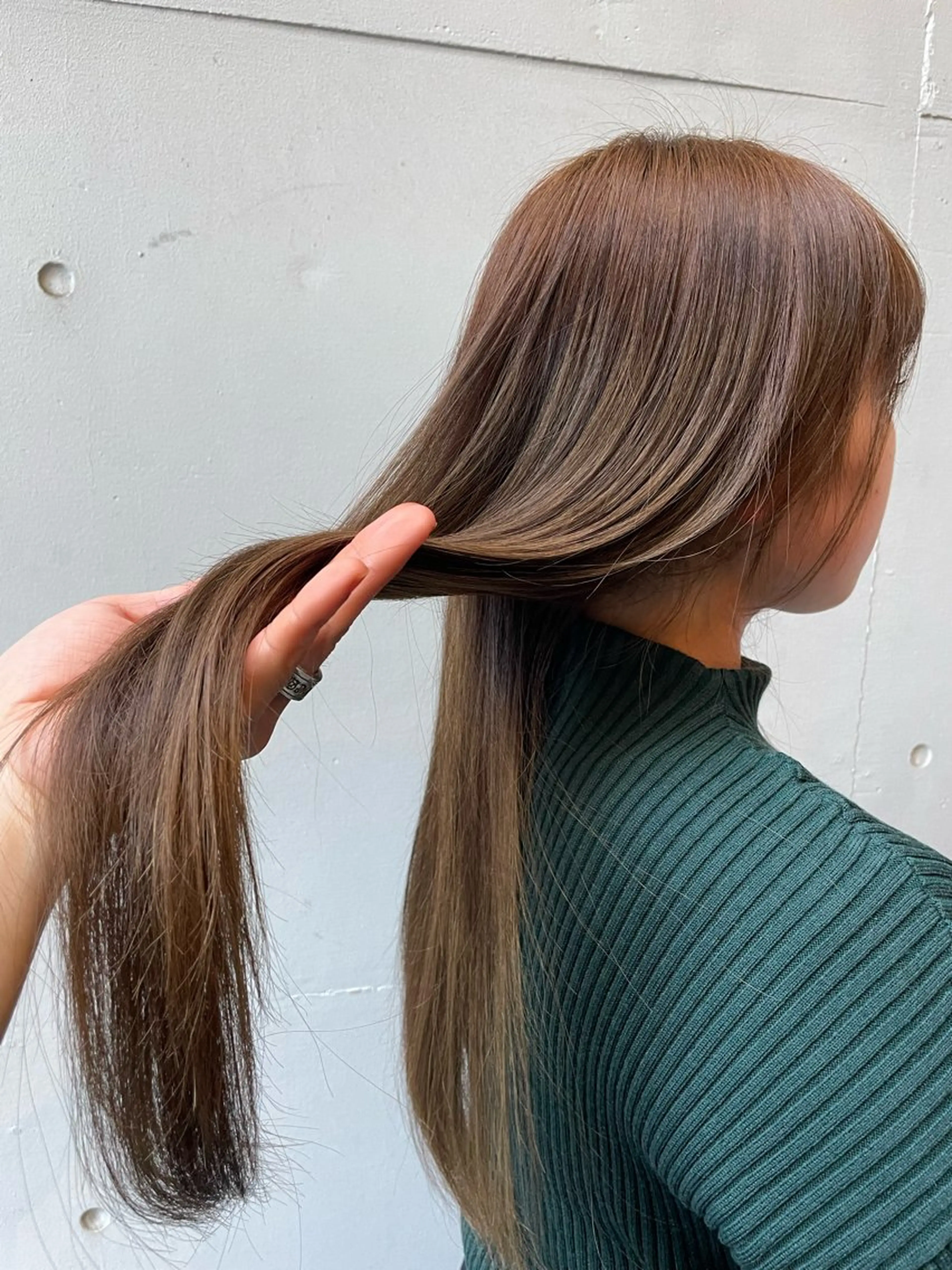 セミロング 髪質改善 トリートメント 酸熱トリートメント Luxe表参道 髪質改善　奈良のヘアスタイル