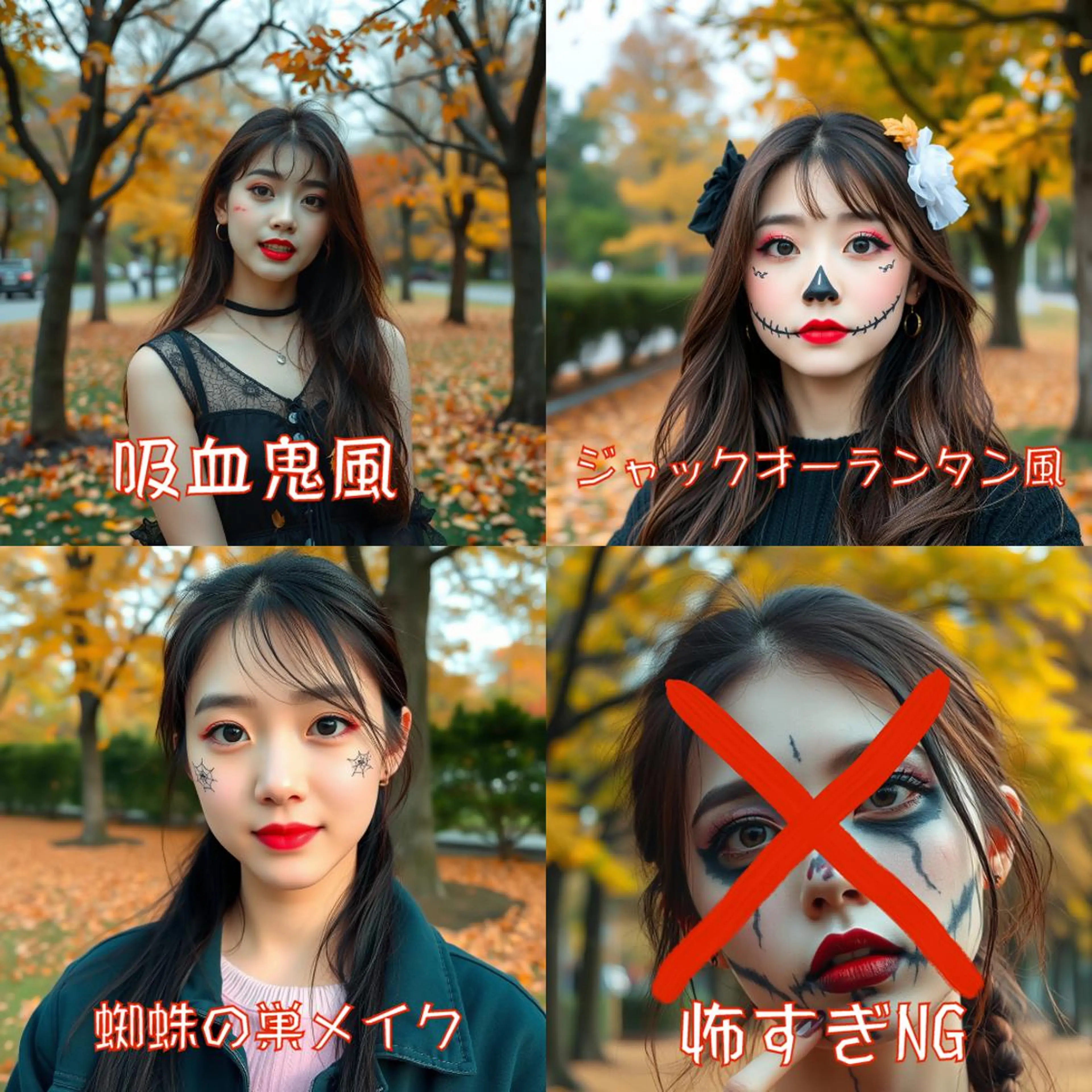 🎃ちょっと👻今だけ💀ハロウィンメイク👅HAPPY HALLOWEEN🍭ハロウィーン🎃の写真