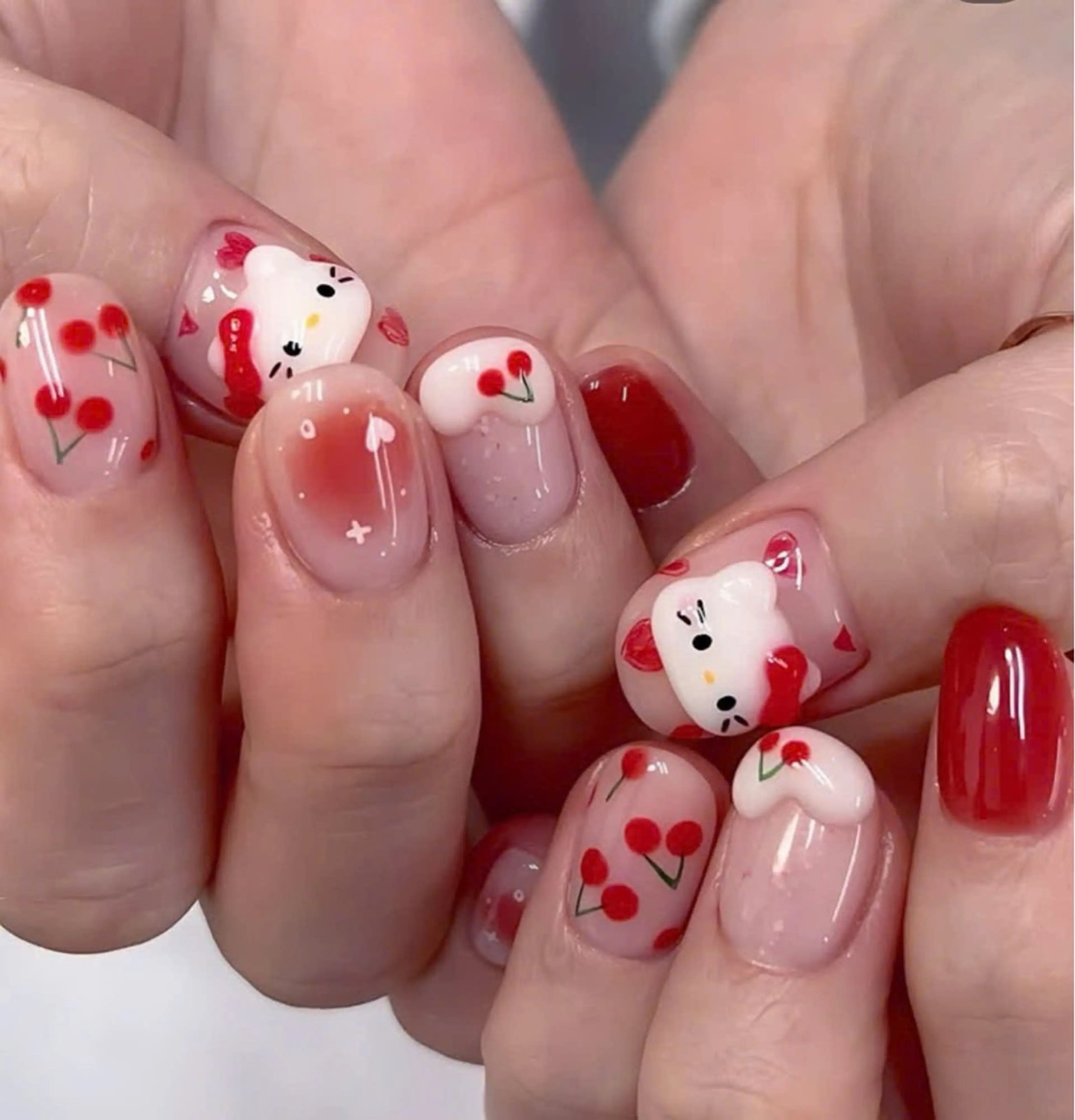 ネイル 長さ出し ジェルネイル 持ち込み オフィスネイル ワンカラーネイル ハンドネイル Michi_Nails_Salon所属・Michi Nail Staffのネイルデザイン
