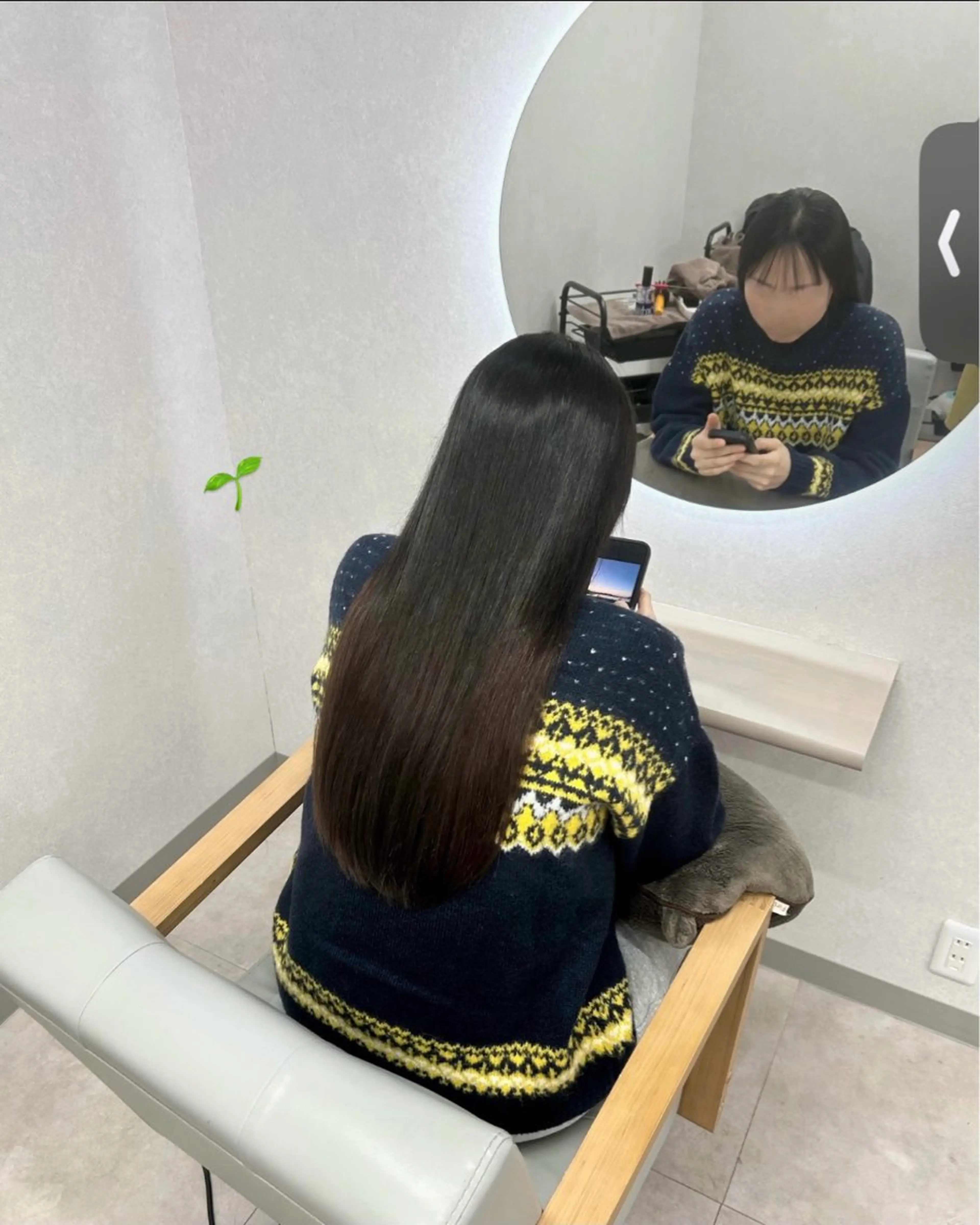 ロング 縮毛矯正 縮毛矯正 まつした ゆうなのヘアスタイル