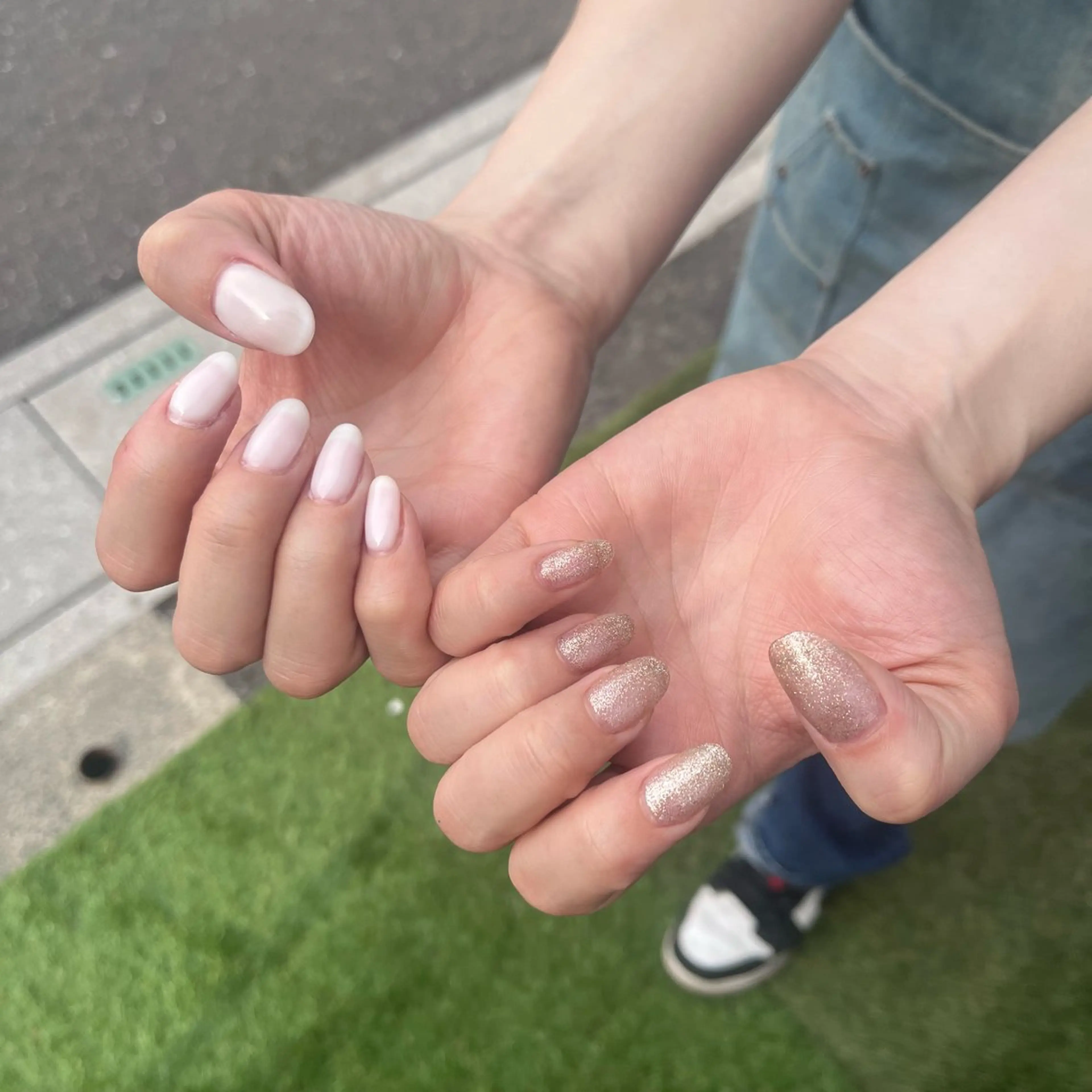 ネイル ラメ(グリッター) ラメグラデーション ワンカラーネイル ハンドネイル NAIL MATILDa 1103所属・NAIL MATILDaのネイルデザイン