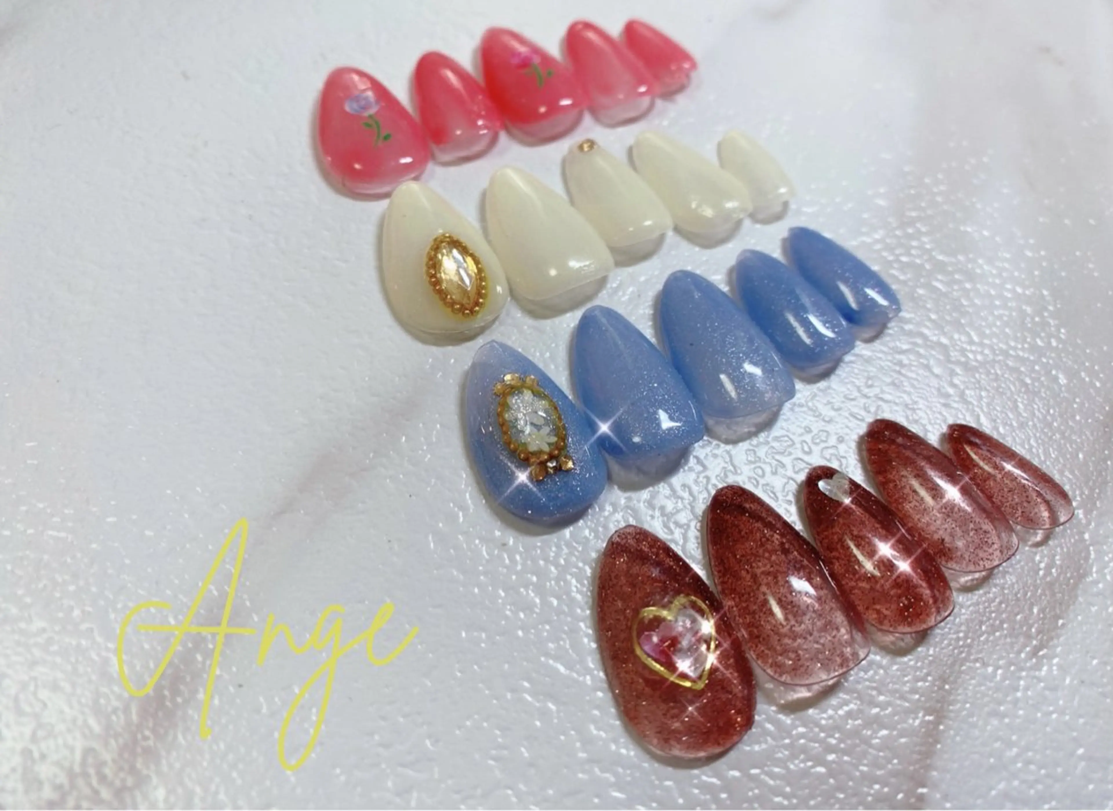 ネイル ハンドネイル salon Ange 五反田店所属・アンジュ Sumiのネイルデザイン