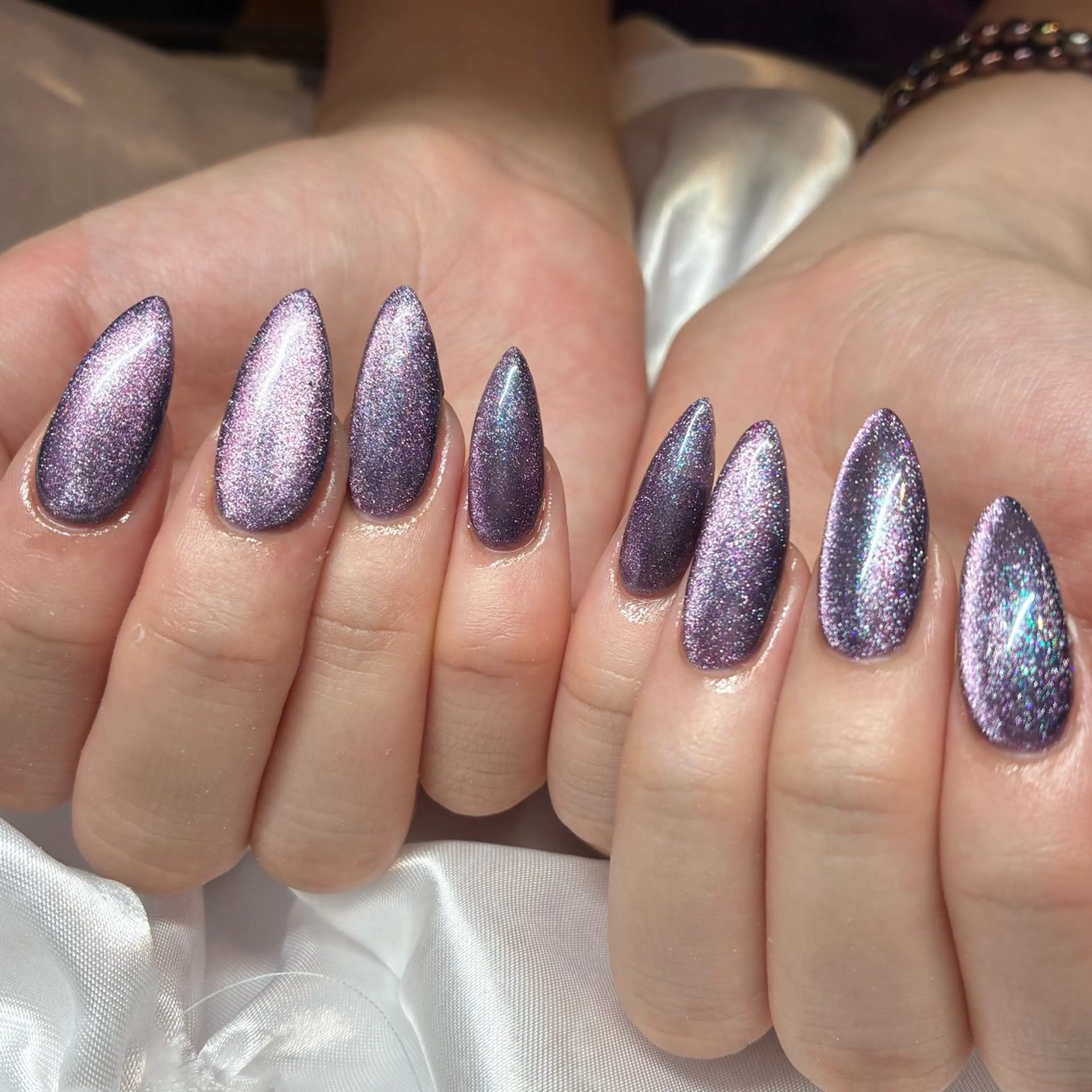 ネイル ジェルネイル マグネットネイル ハンドネイル Nail ヌシん家 AKANEのネイルデザイン