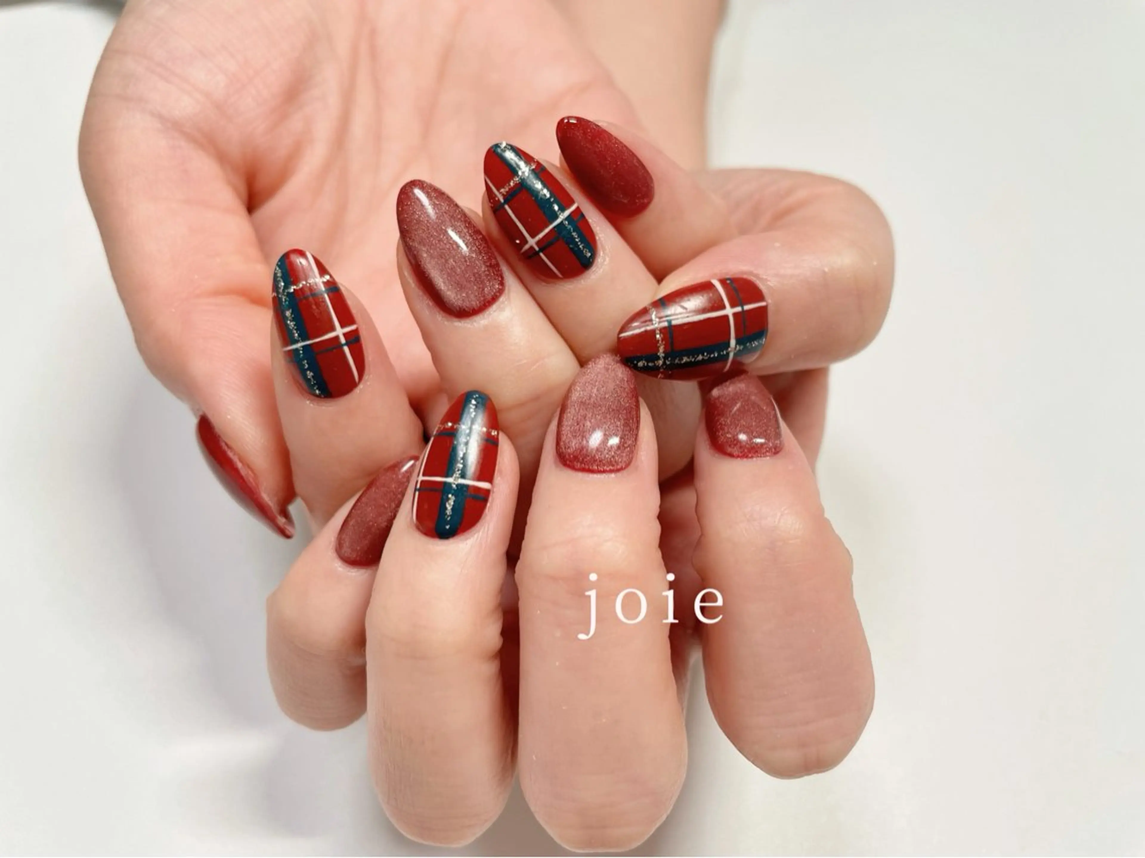 ネイル ジェルネイル パラジェル 冬ネイル クリスマス Nailist Mikuのネイルデザイン