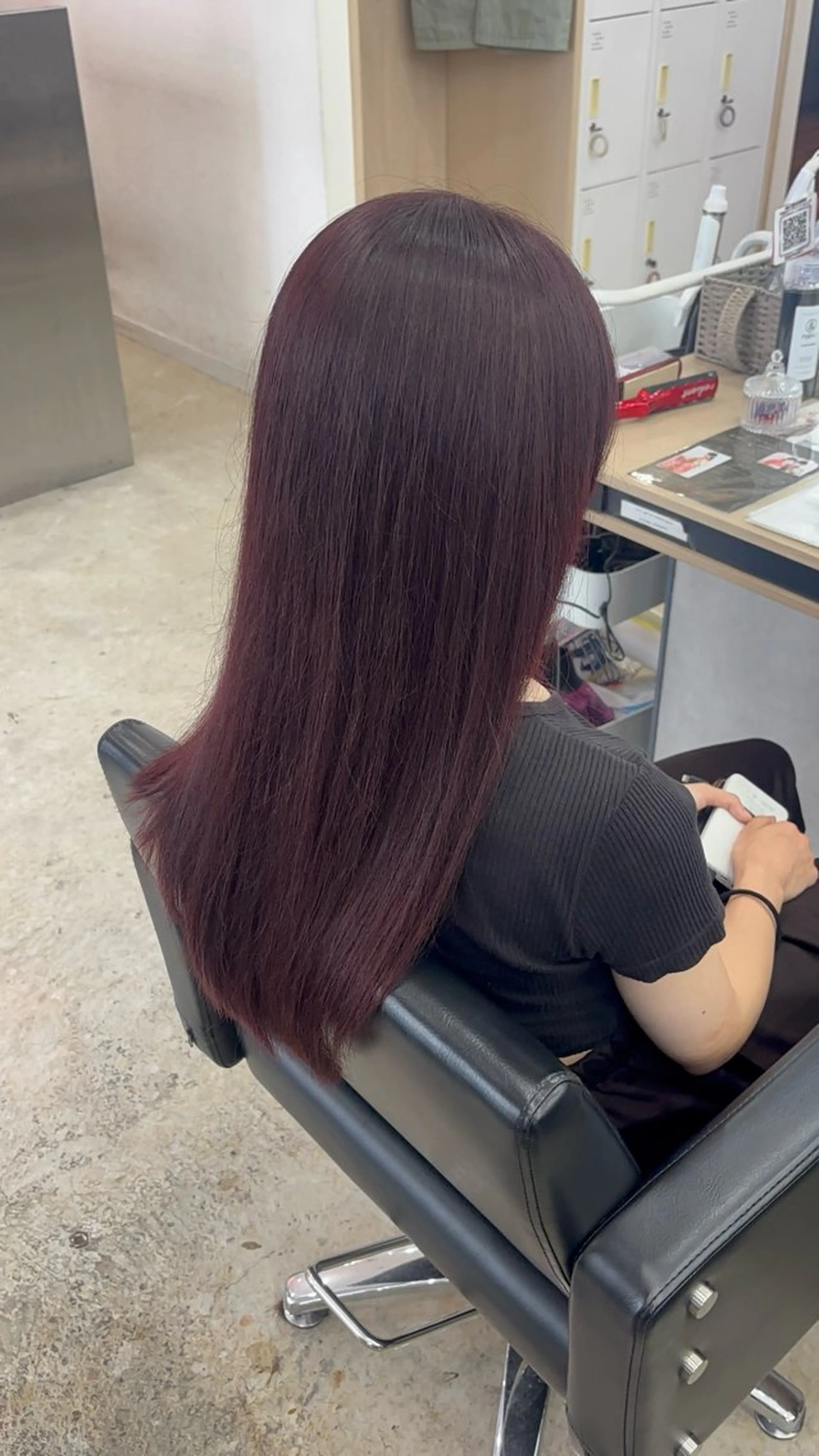 ロング カラー カット ヘアカラー トリートメント 🪽髪質改善ストレー ト🤍美羽🤍のヘアスタイル