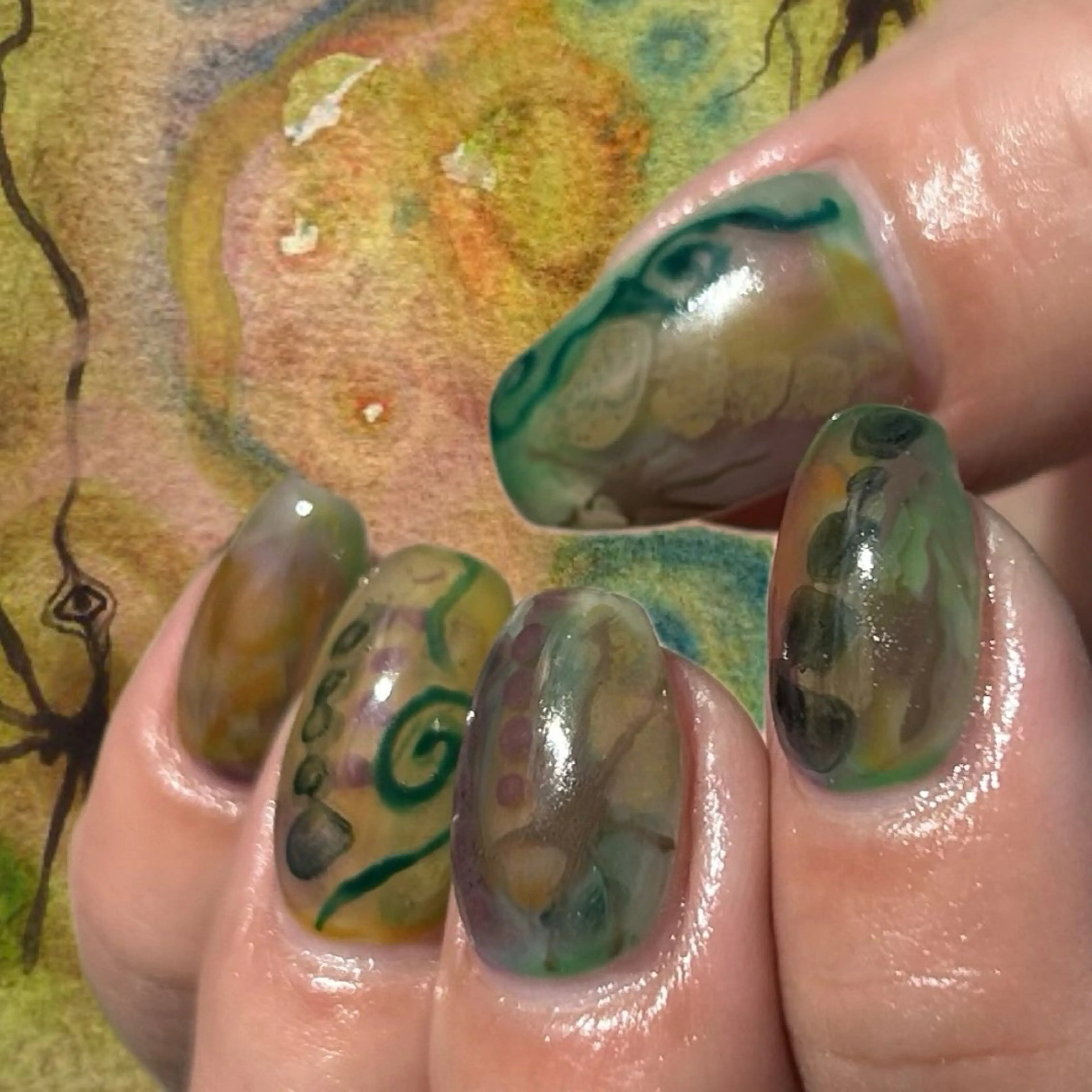 ネイル ハンドネイル ハンドケア 🌀個性派ネイル🌀 シノのネイルデザイン