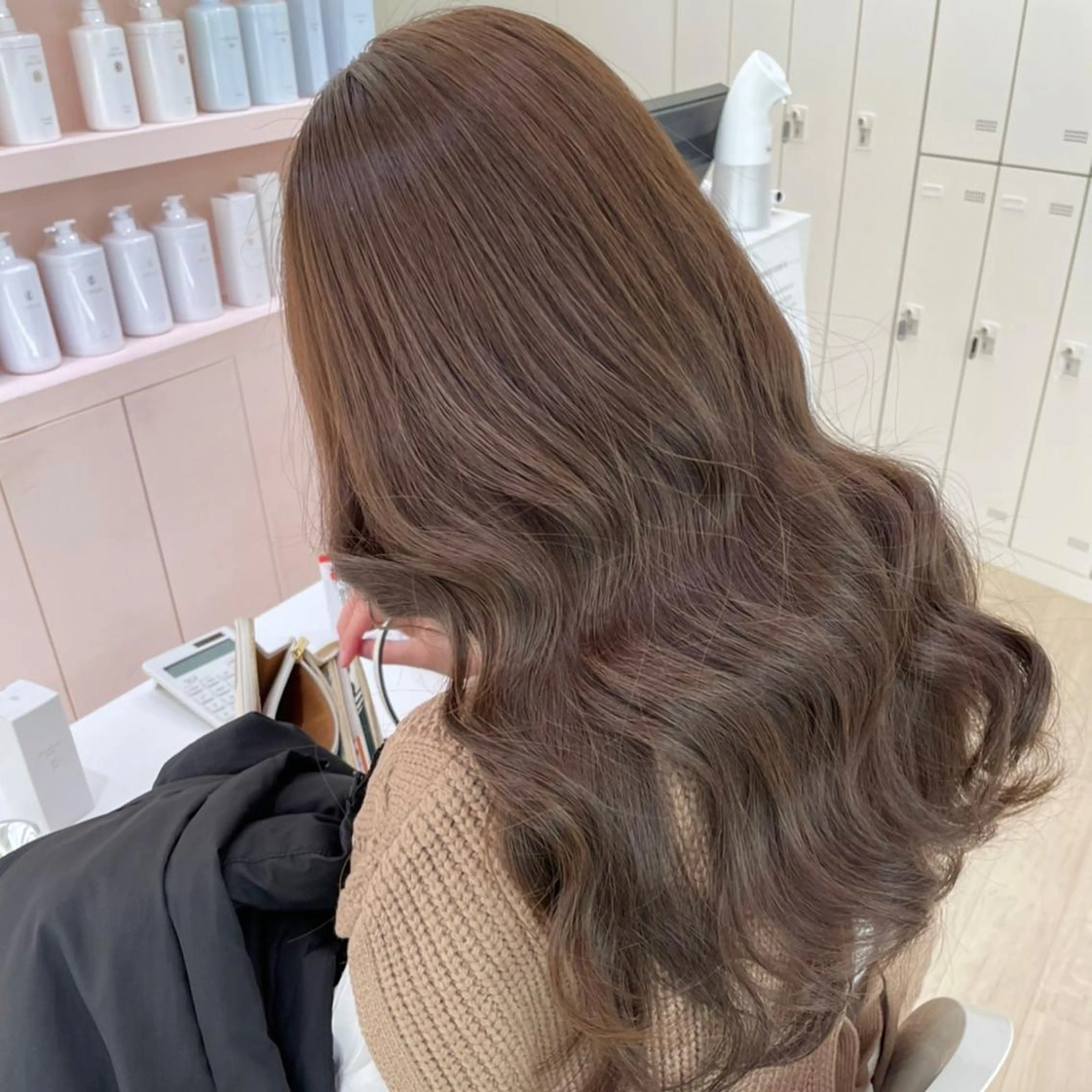 ロング カラー ParveMix 佐々木梨紗🤍のヘアスタイル