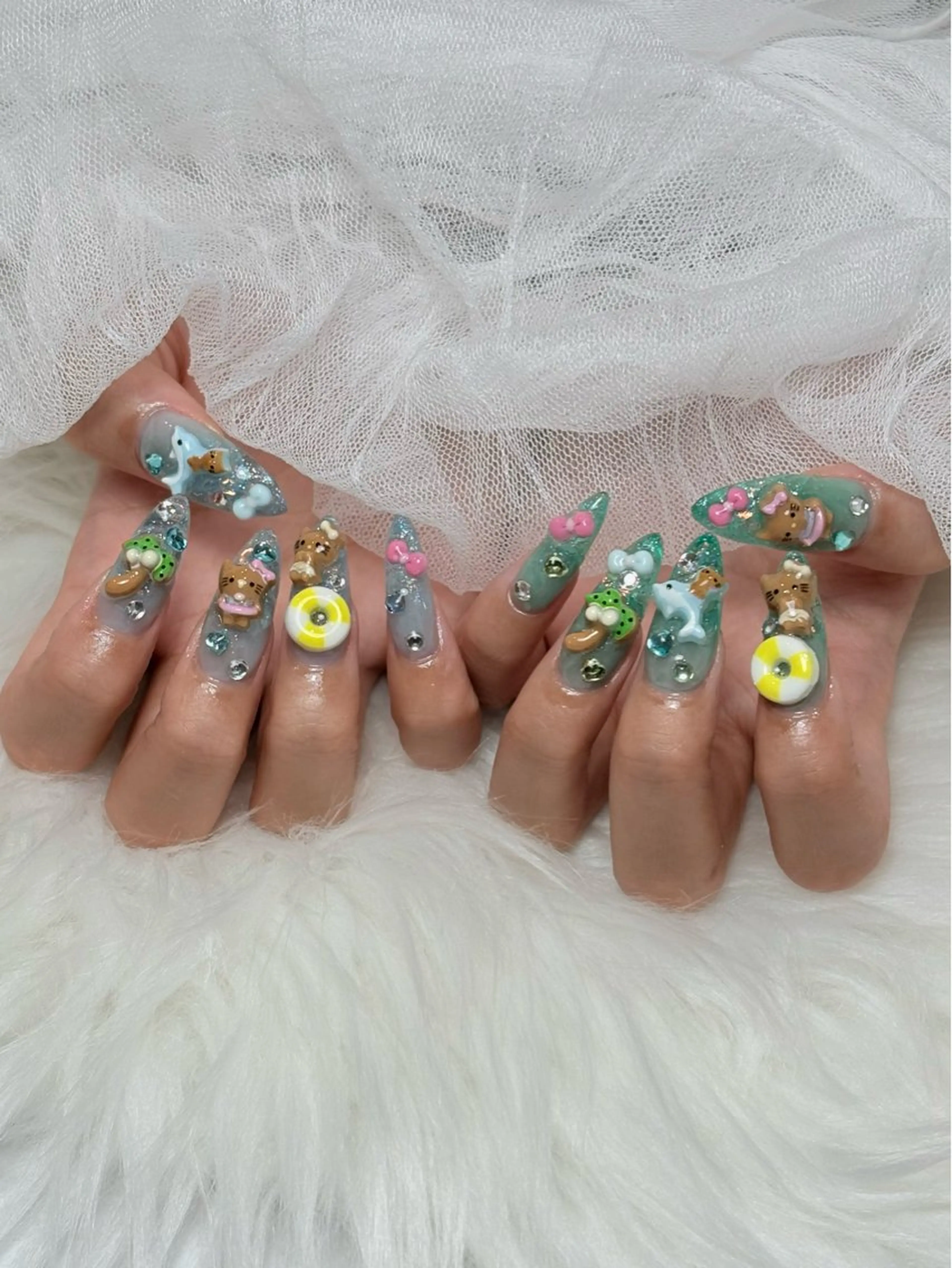 ネイル ハンドネイル ASUKA nail 大人かわいいのネイルデザイン