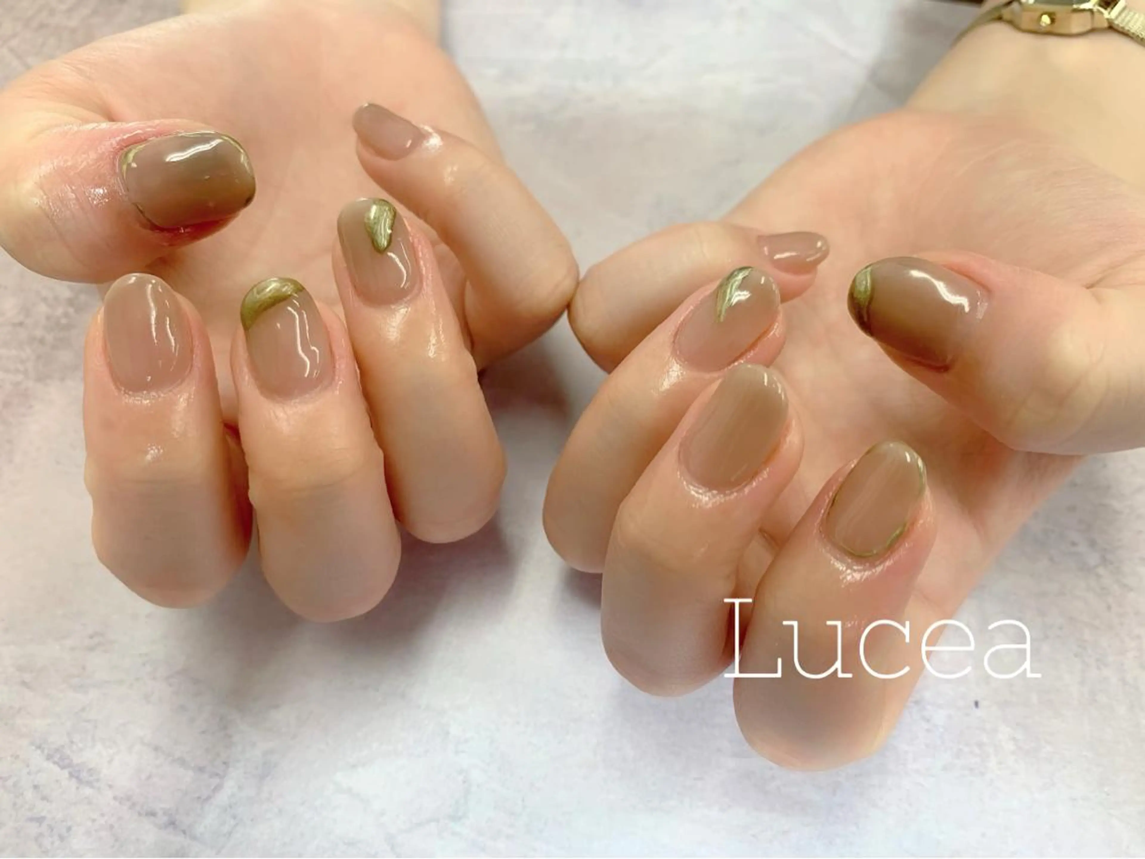 ネイル ゴールド Nail Eyeのネイルデザイン