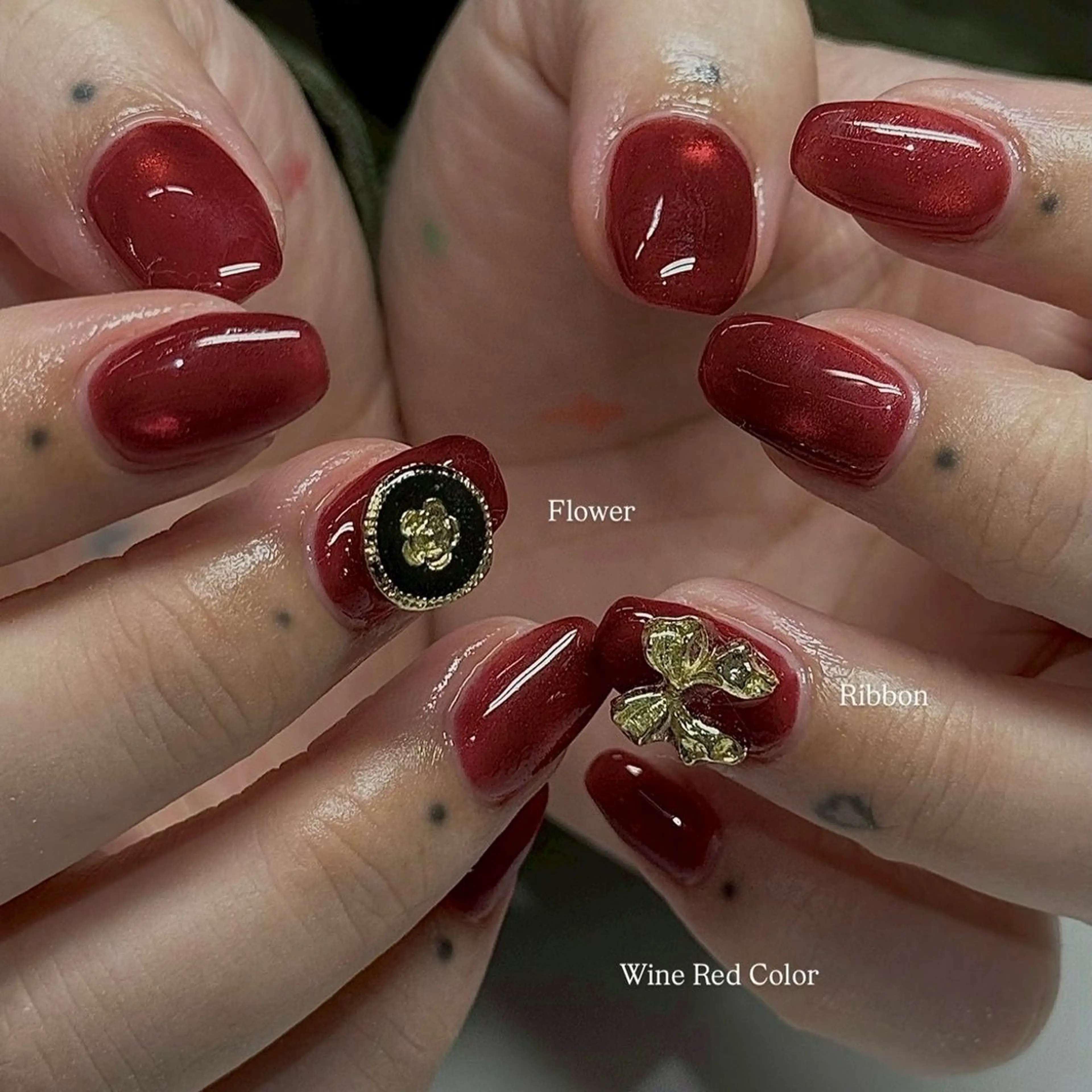 【オフなし/長さだし10本•60分やり放題】持ち込みデザインOK/韓国風ニュアンスネイル/ワンホンネイルの写真