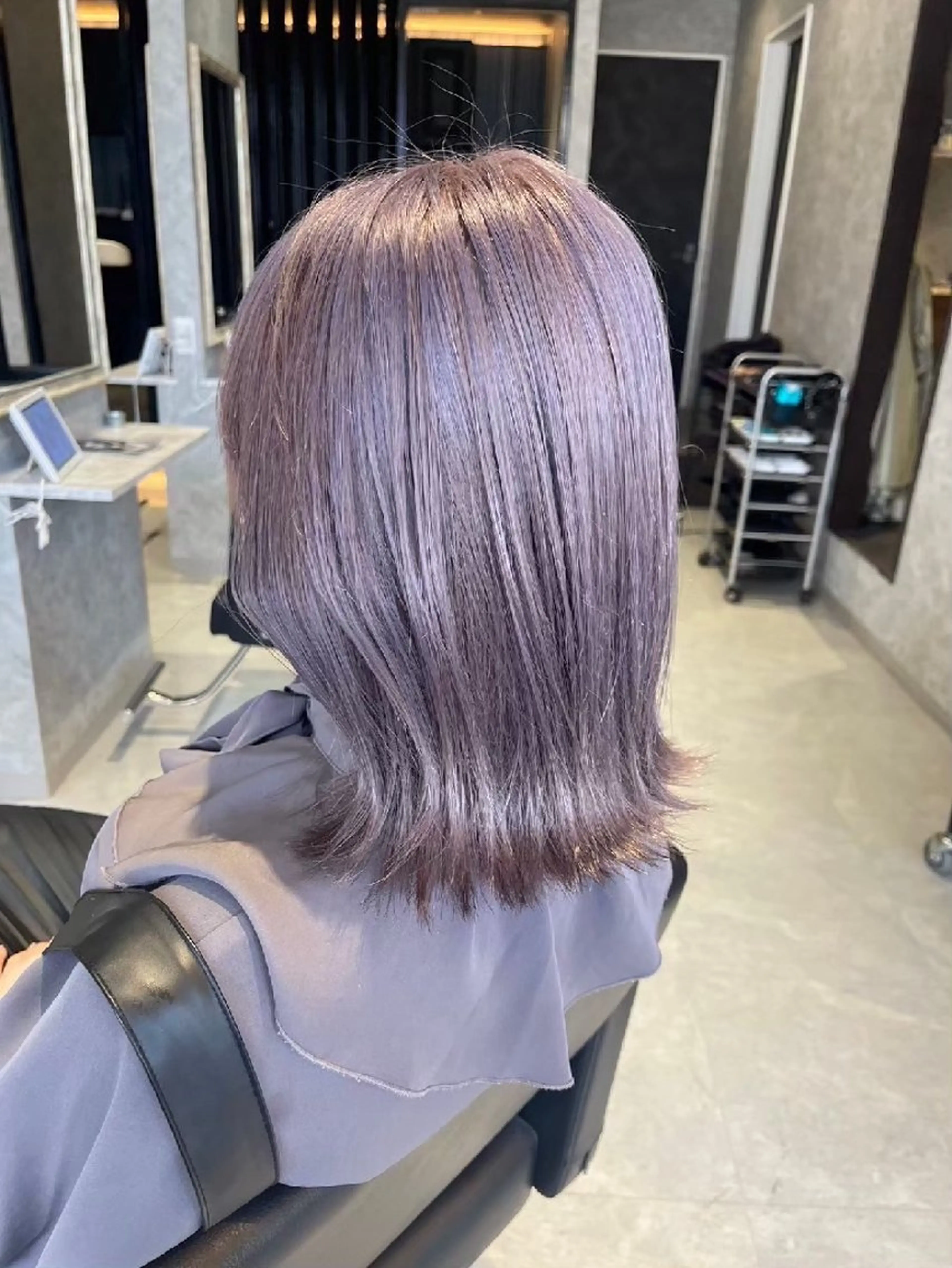 カラー セミロング ヘアカラー ‪✝︎カラーモデル 募集/フウカ‪✝︎のヘアスタイル