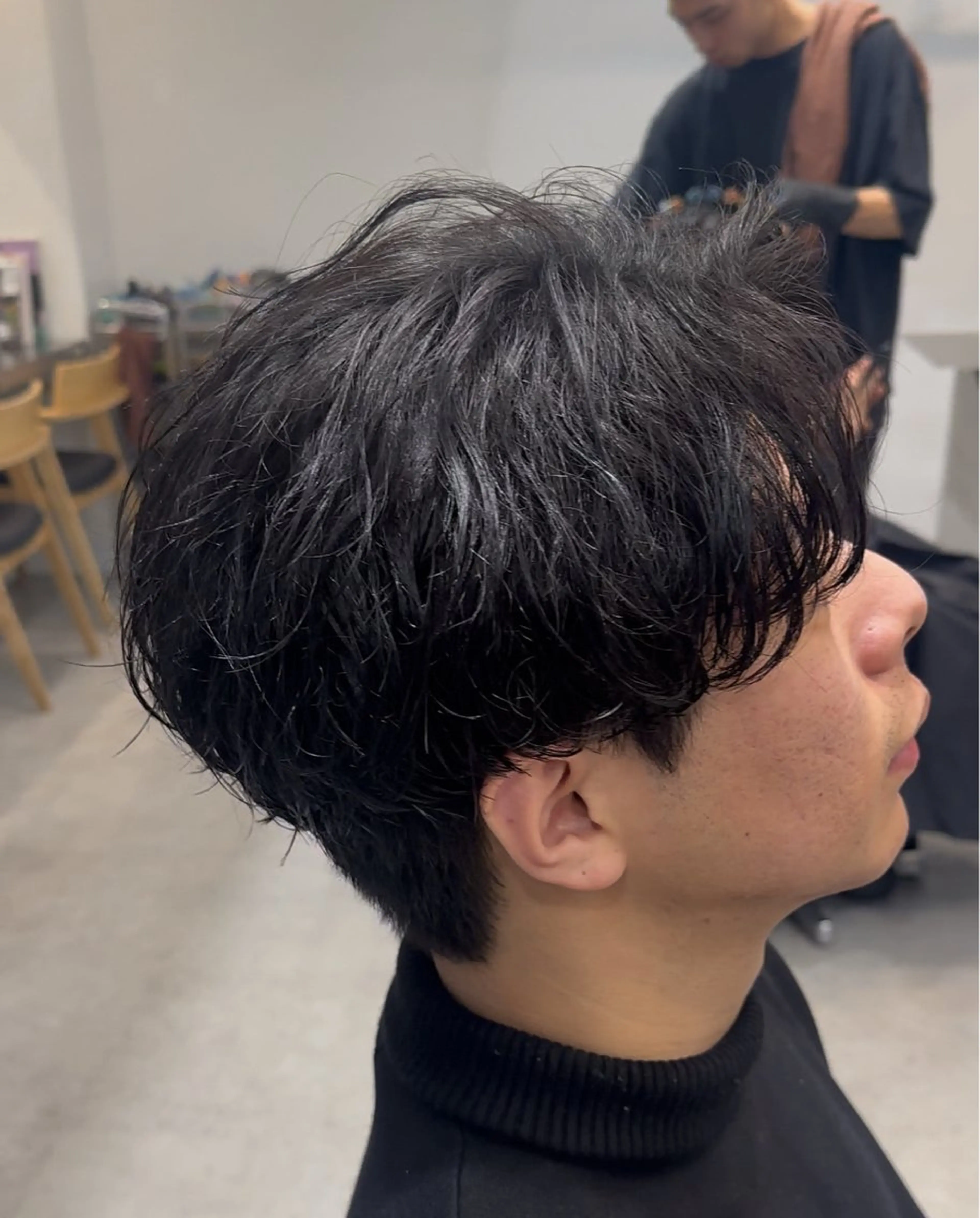 パーマ メンズ カット パーマ 当日予約⭕️ fifth渋谷太田のヘアスタイル
