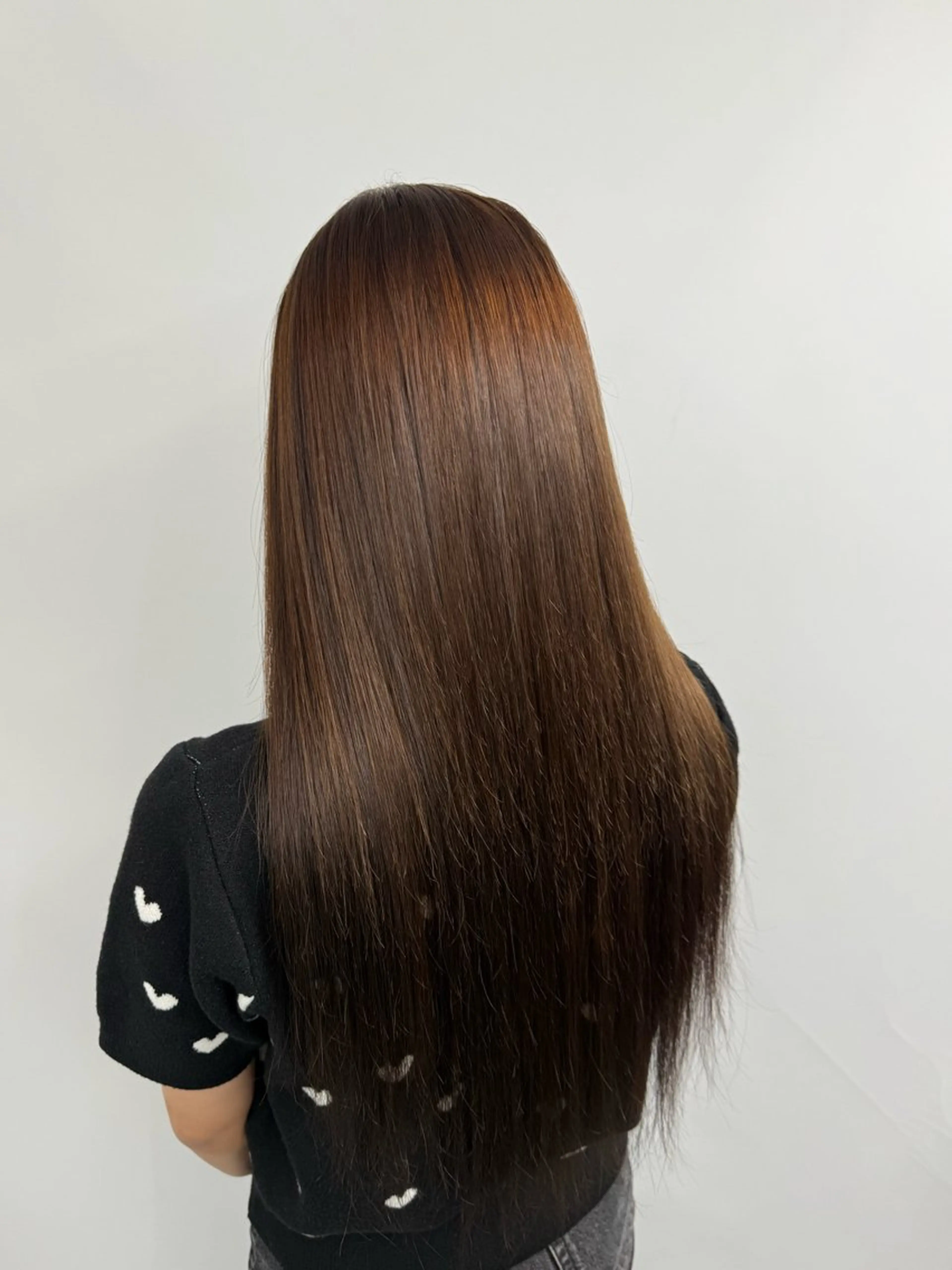 ロング カラー エクステ エクステ ハル🫧難波羽 エクステ韓国ヘアのヘアスタイル
