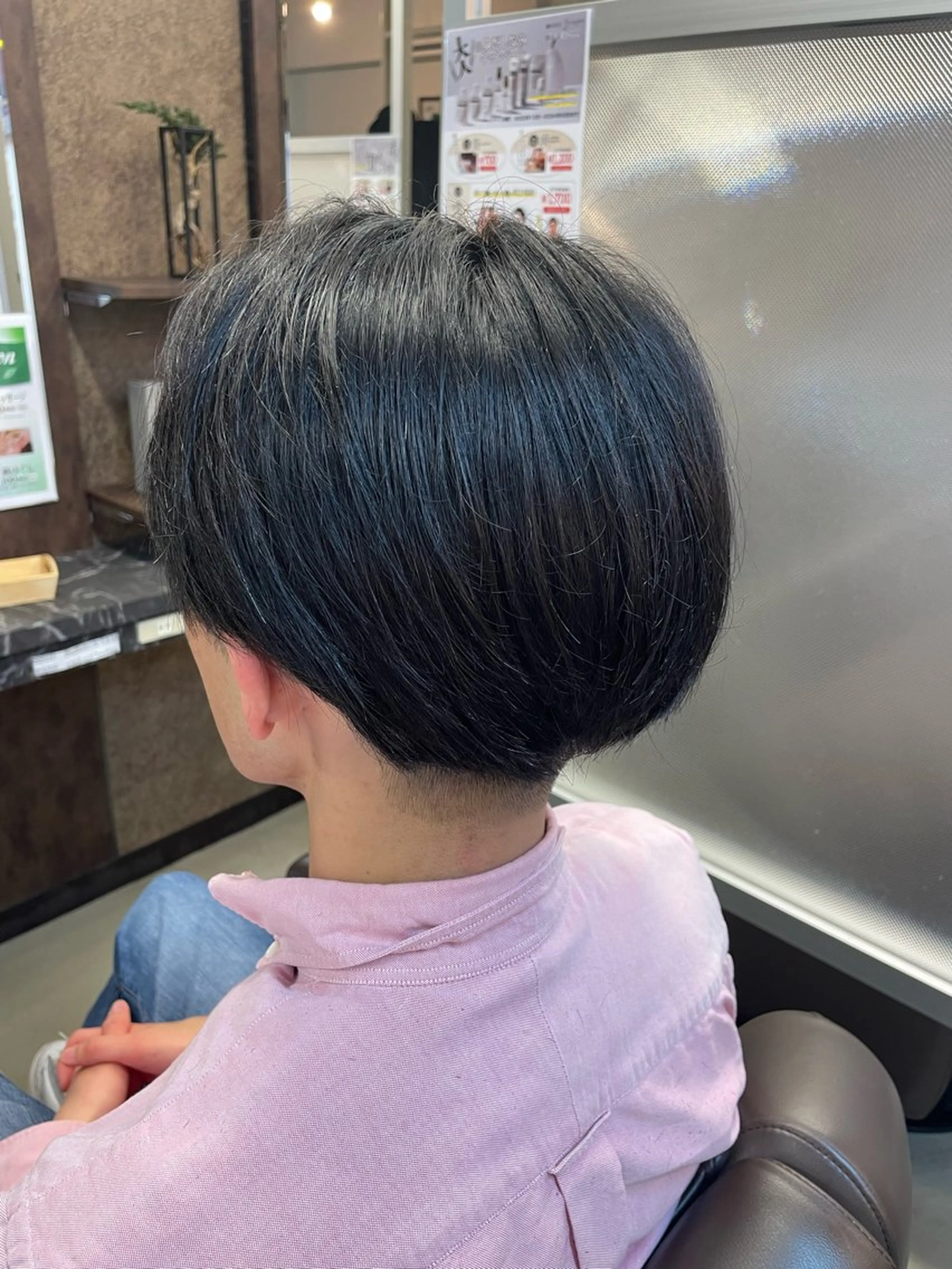 ショート メンズ マンバンヘア 刈り上げ メンズパーマ特化 カバヤマ　リョウのヘアスタイル