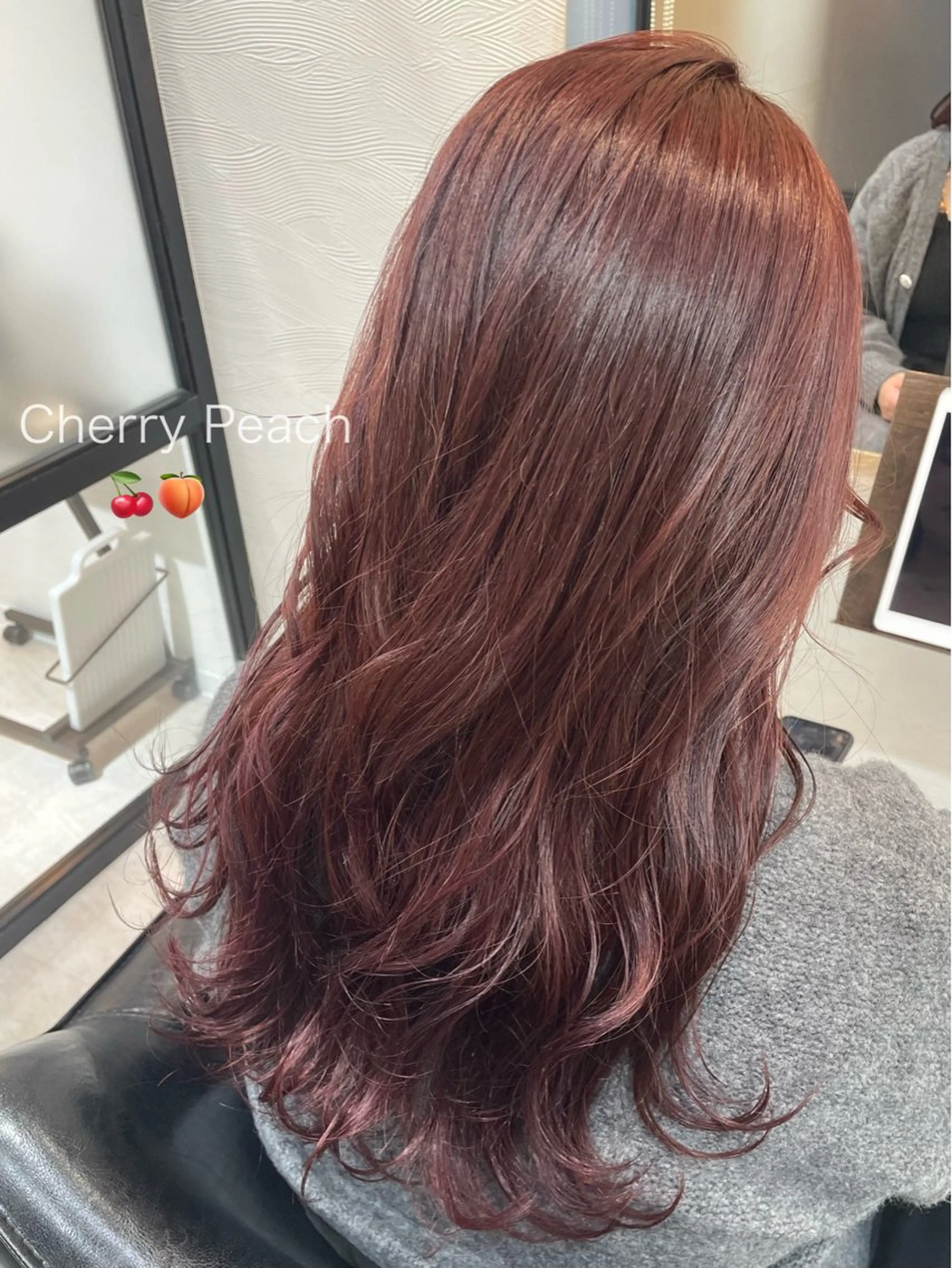 セミロング カラー カット ヘアカラー トリートメント 🍒透明感カラー NO.1/ララ🍒のヘアスタイル