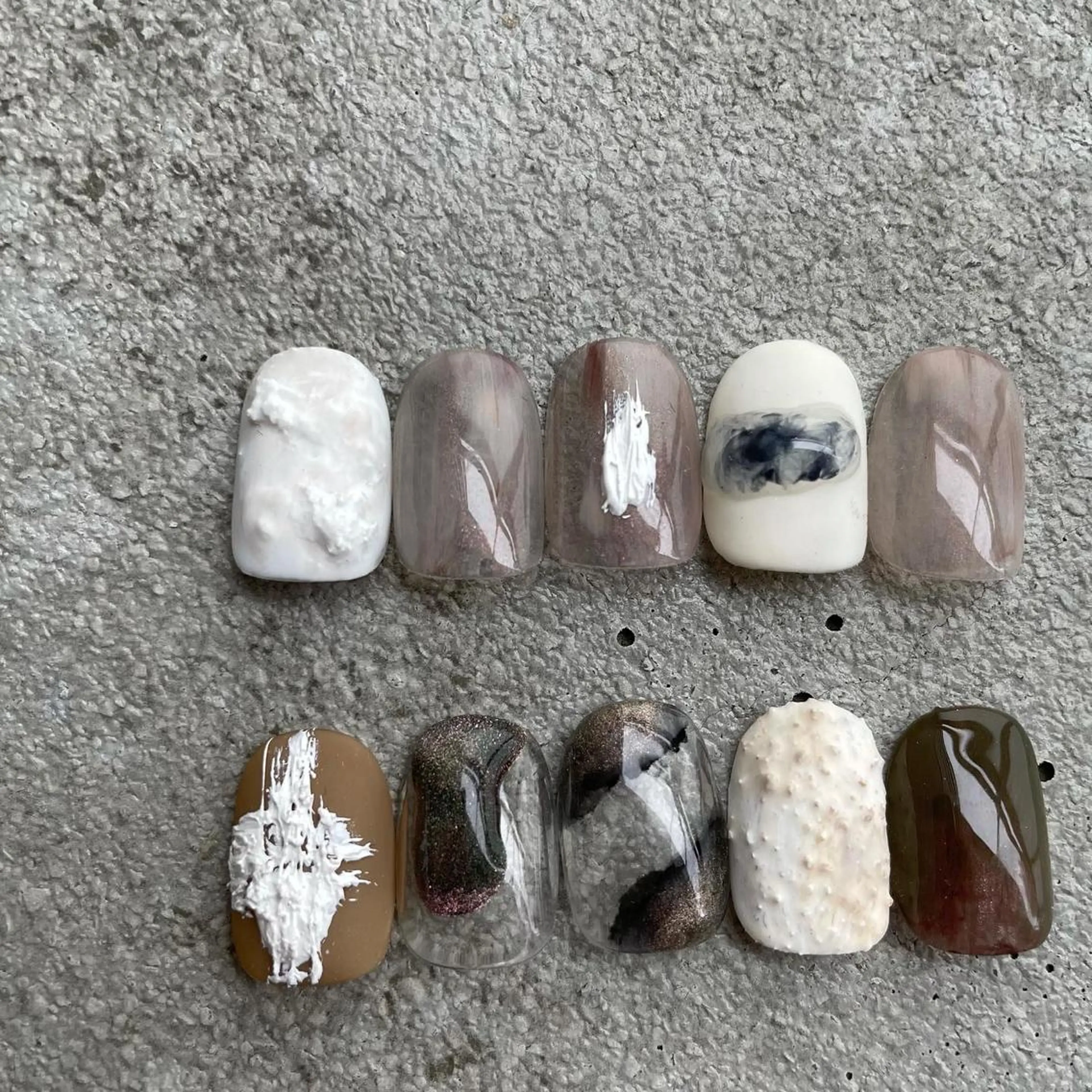 ネイル ニュアンスネイル ぷっくりネイル ハンドネイル ハンドケア lyly.nail所属・lylynail YUUKAのネイルデザイン