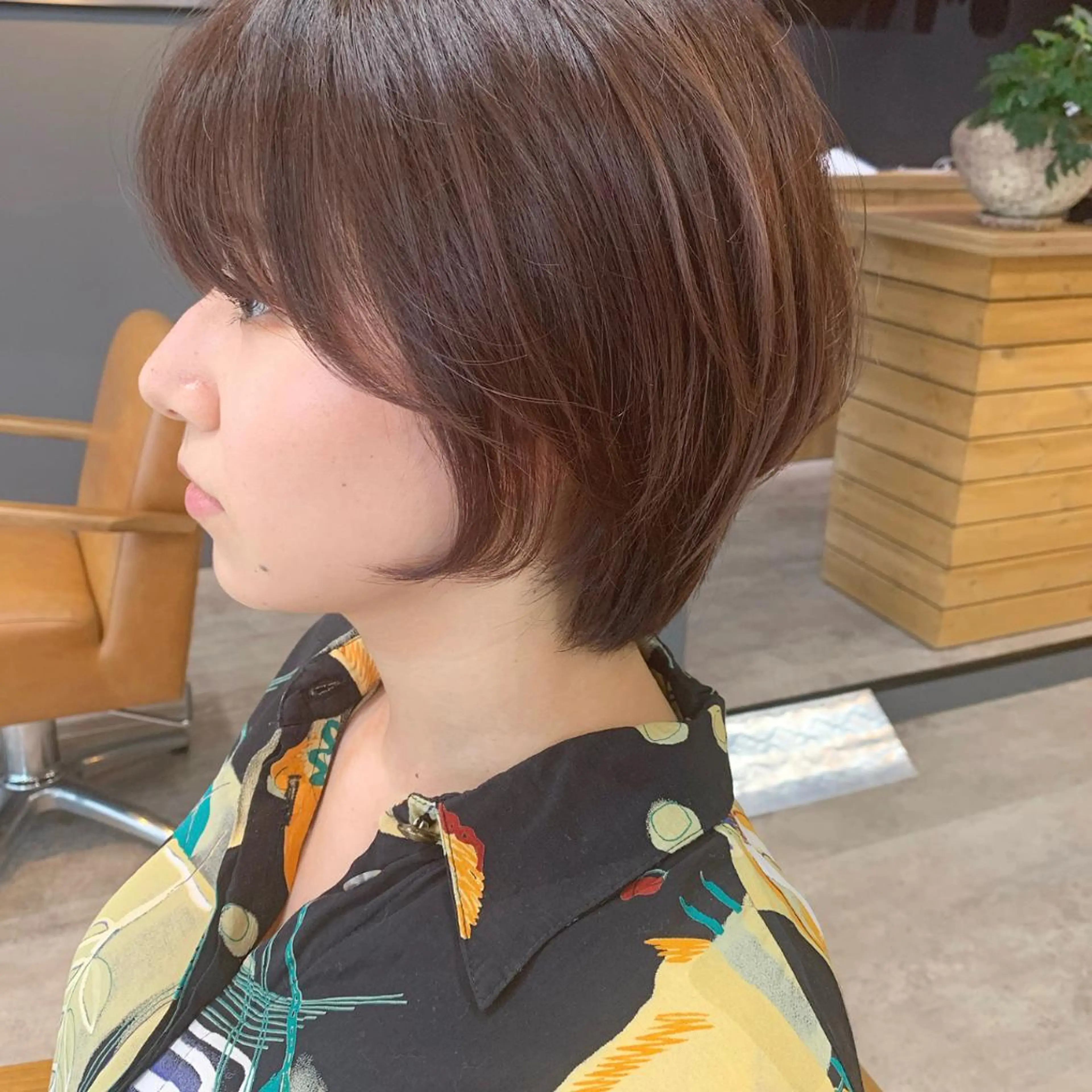 ショート カラー ショートヘア eyesburg W/est所属・ショートボブ 村上のヘアスタイル