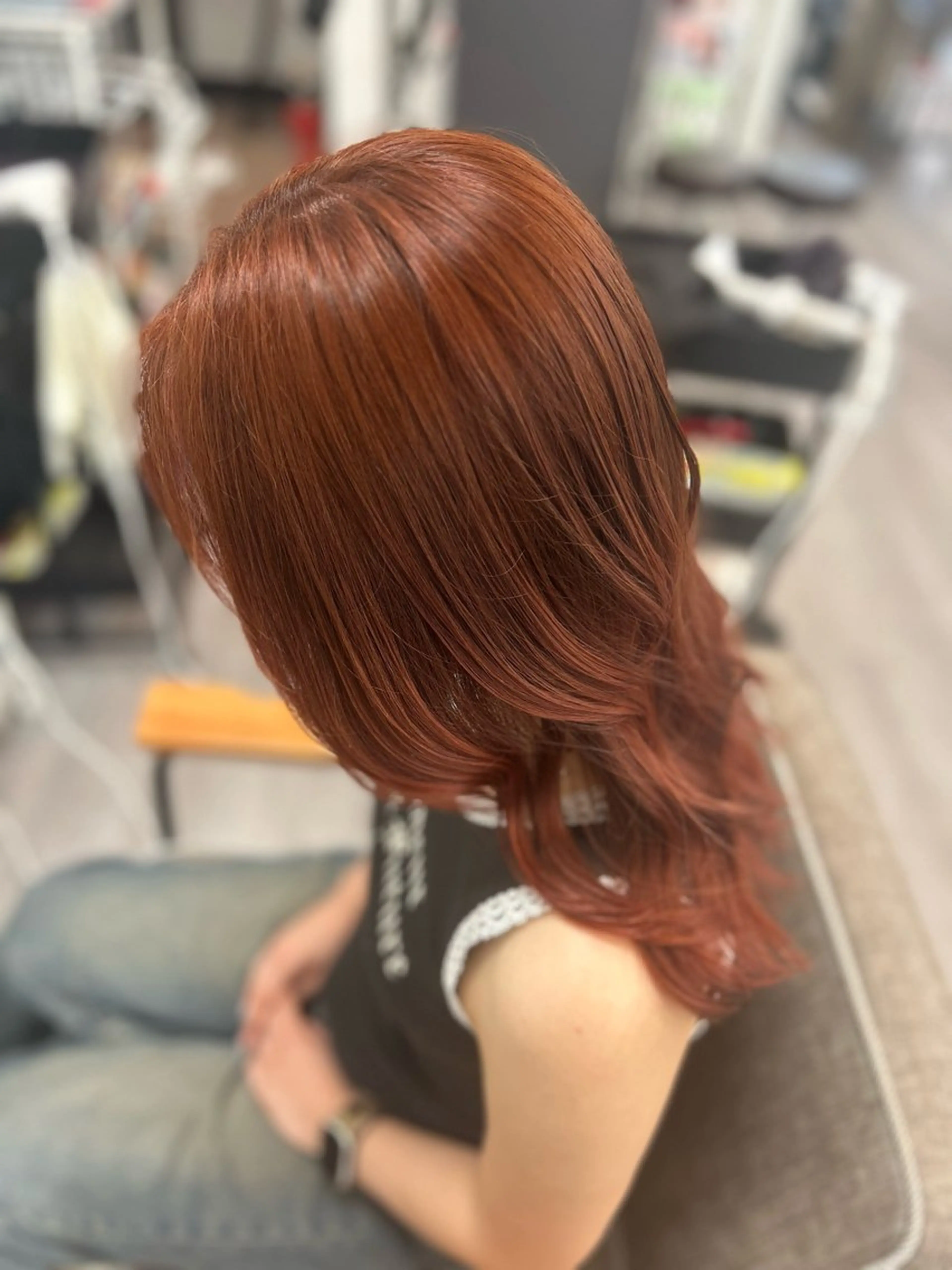 ロング 11月限定価格┊︎ 暖色カラー🍀きりのヘアスタイル