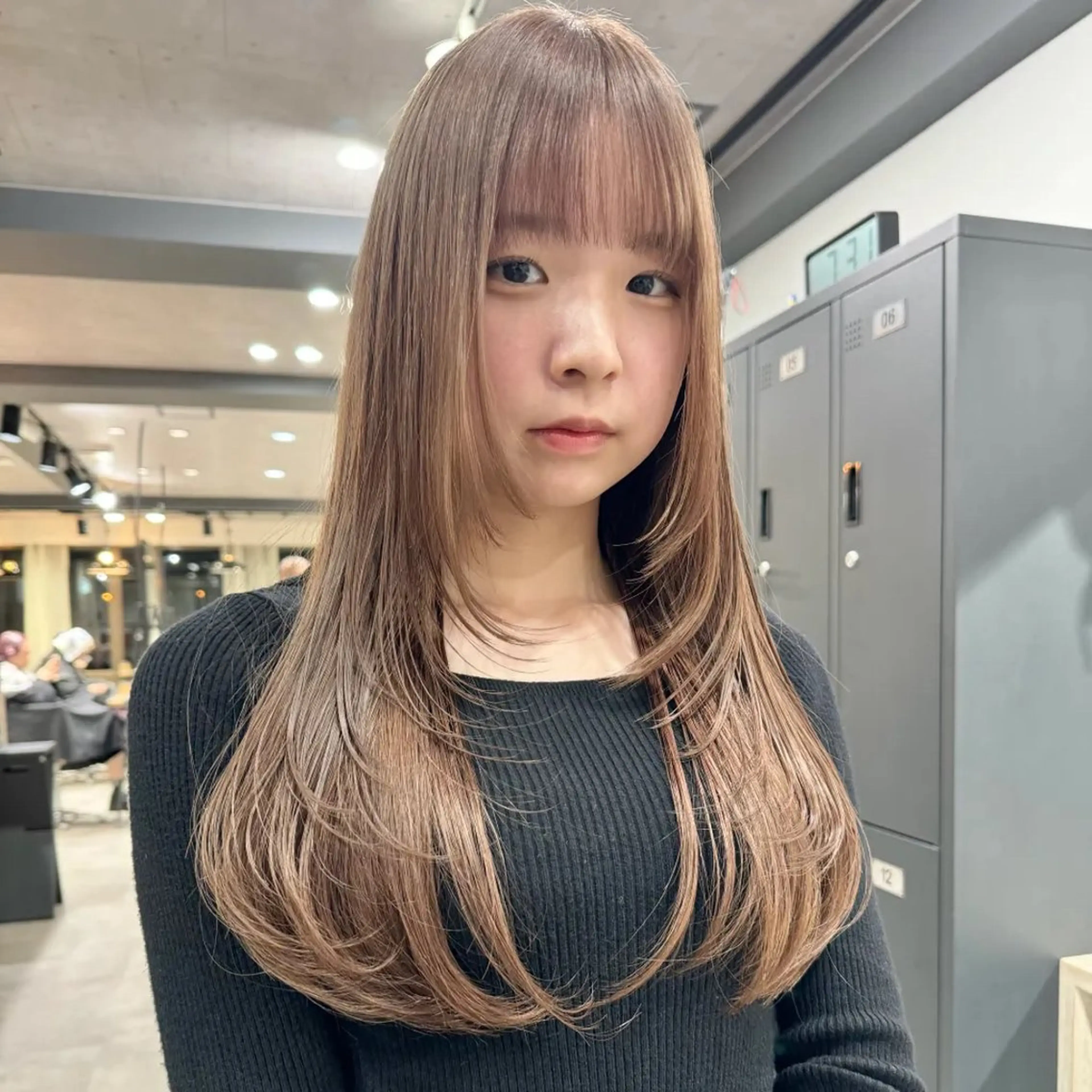 カラー ヘアカラー 冬に向けて艶髪カラ ーHarusa🎀のヘアスタイル