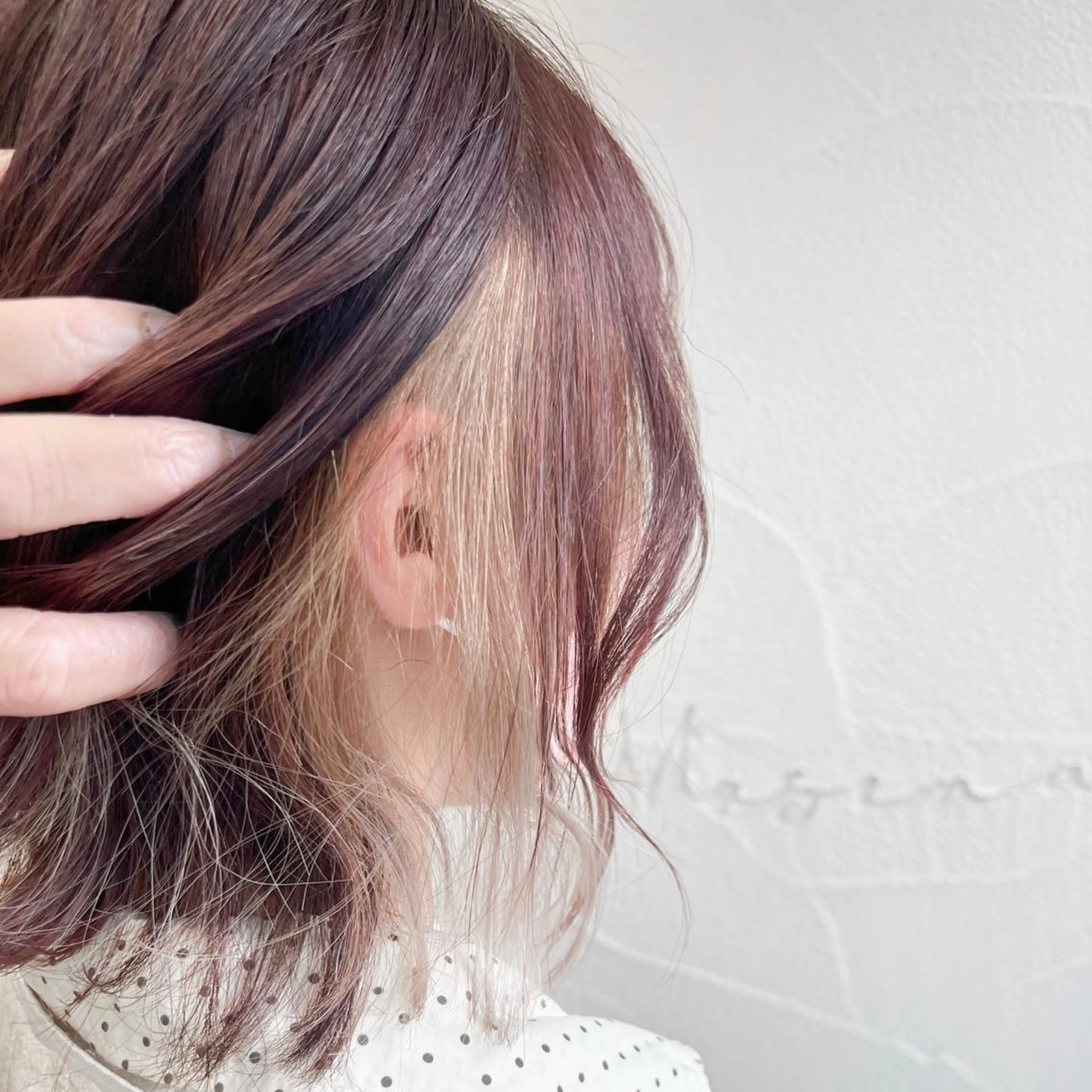 ミディアム 王子田 隼のヘアスタイル