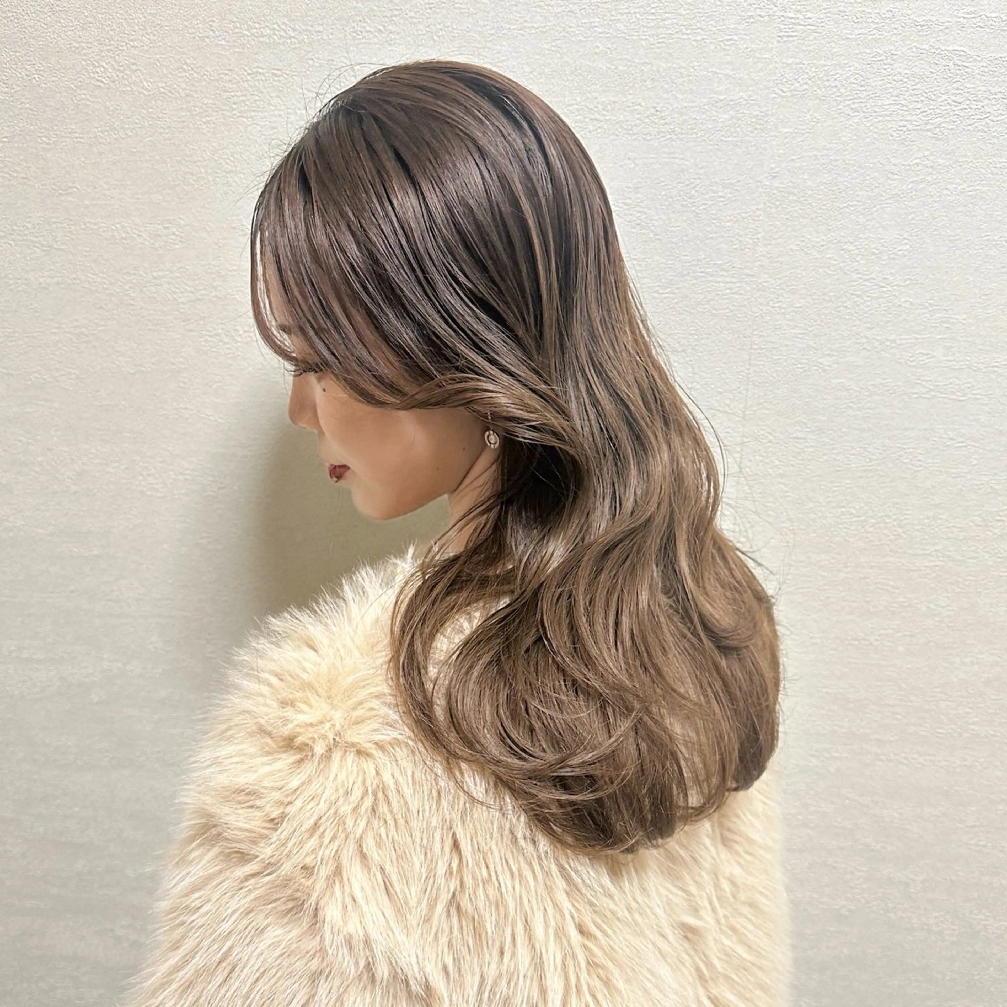 セミロング カラー ヘアカラー トリートメント メンズ特化🏹カット パーマ/チヒロ🤍のヘアスタイル