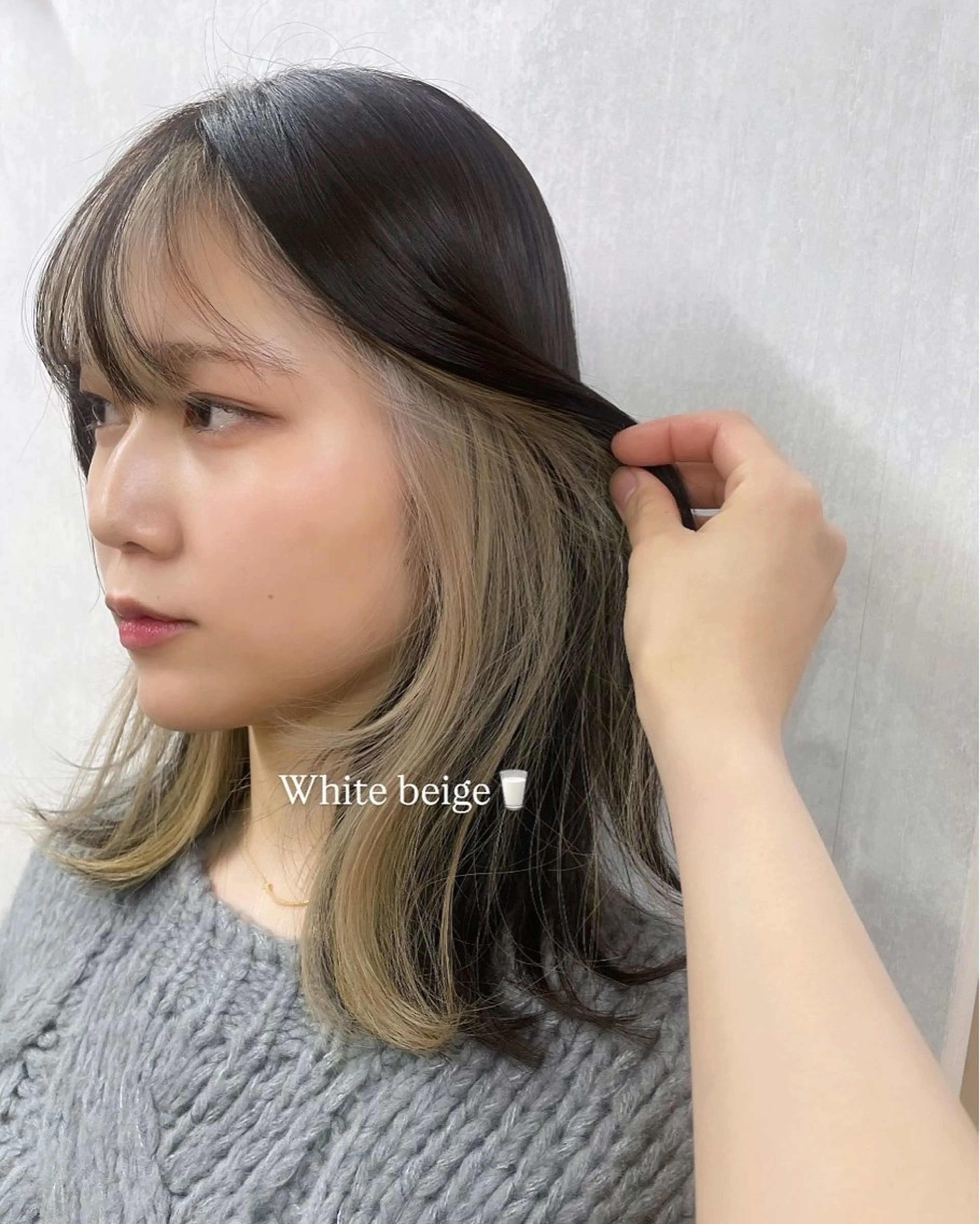 ミディアム ヘアカラー 🍑暖色カラー／ アレンジ／真希🎀のヘアスタイル