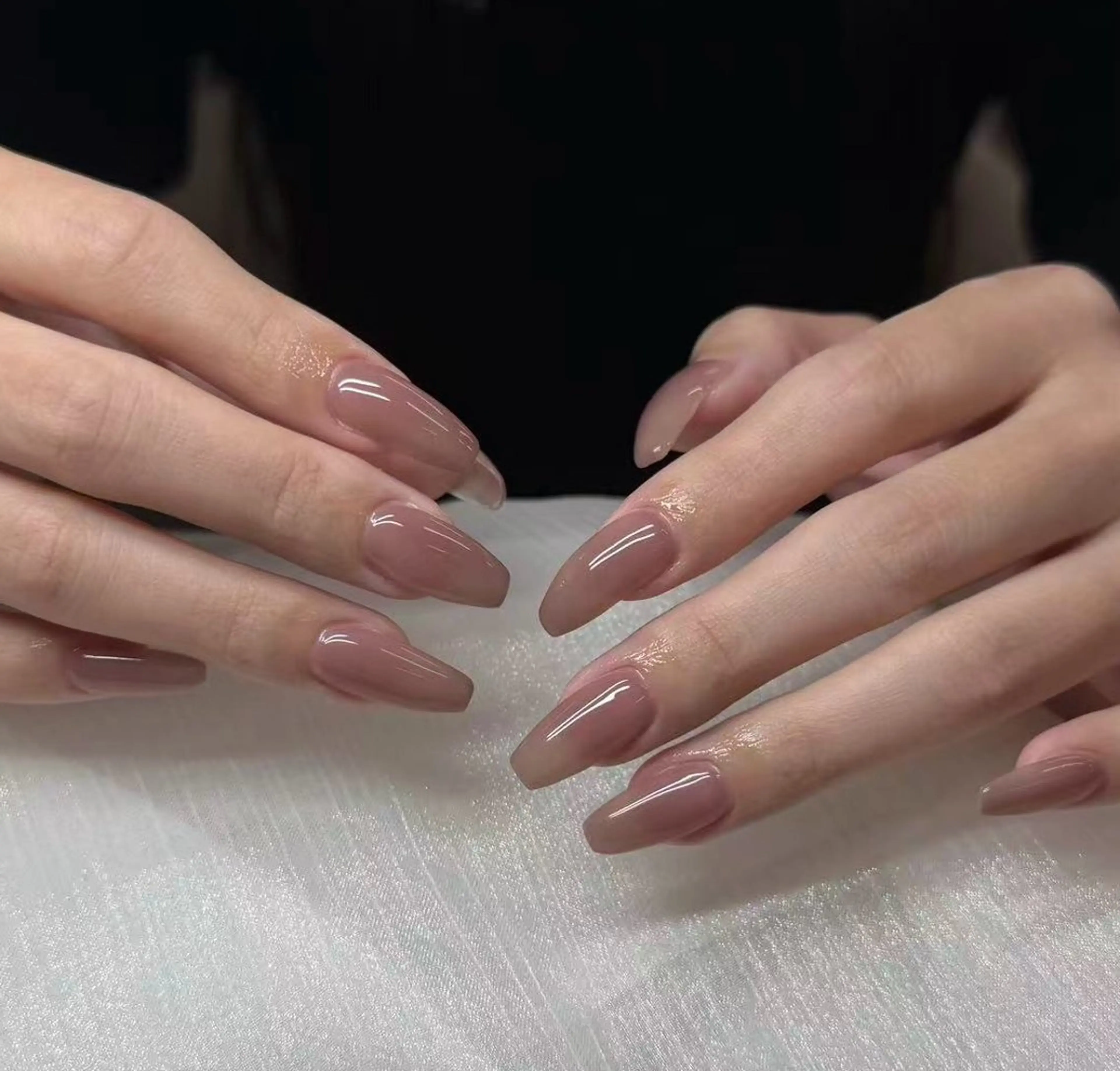 ネイル Kaka_ パラジェル、長さだしのネイルデザイン