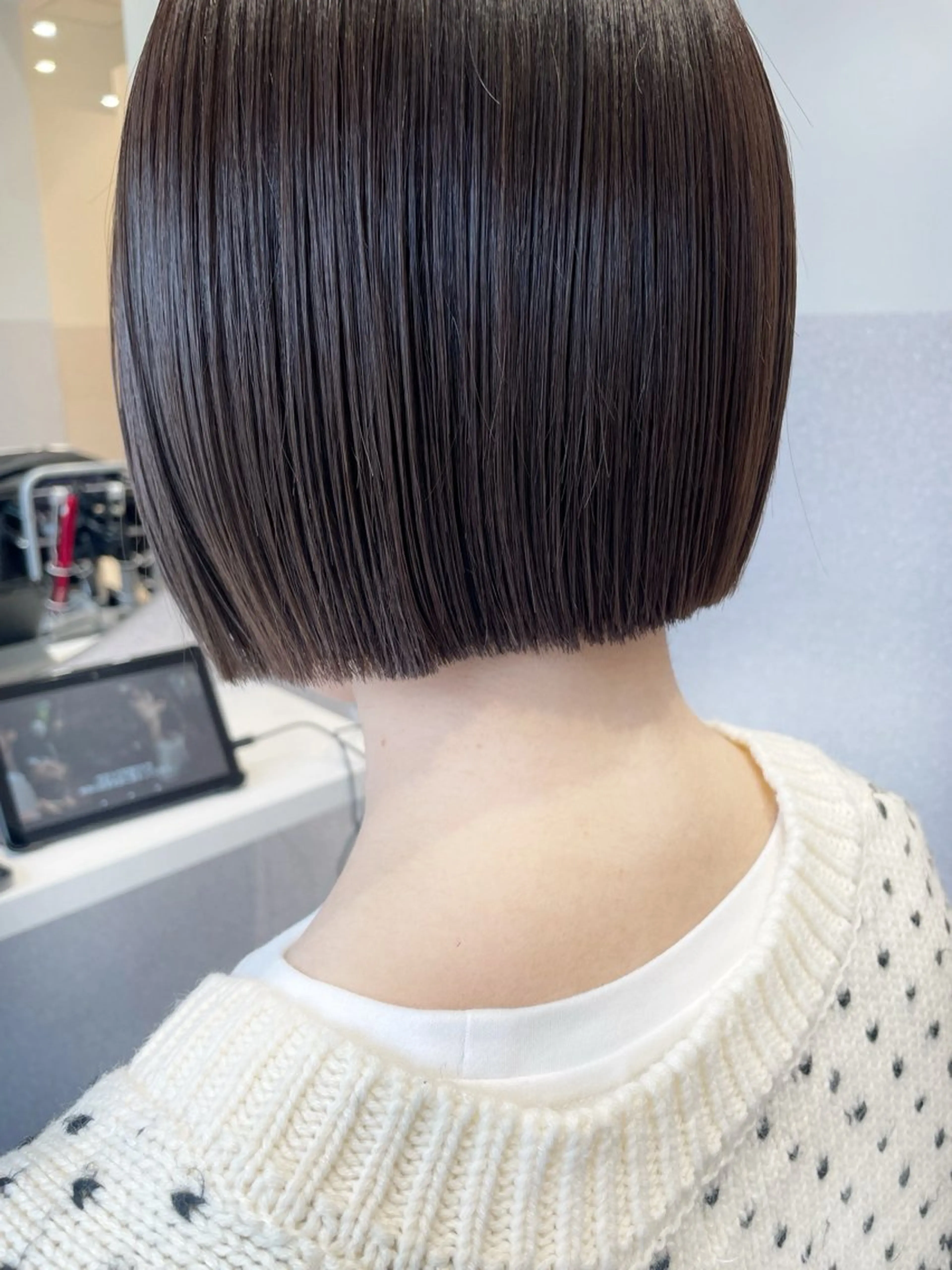 ショート カラー ダークグレー ボブ カット ヘアカラー 女性リピ90%🍨 🩷佐藤みずきのヘアスタイル