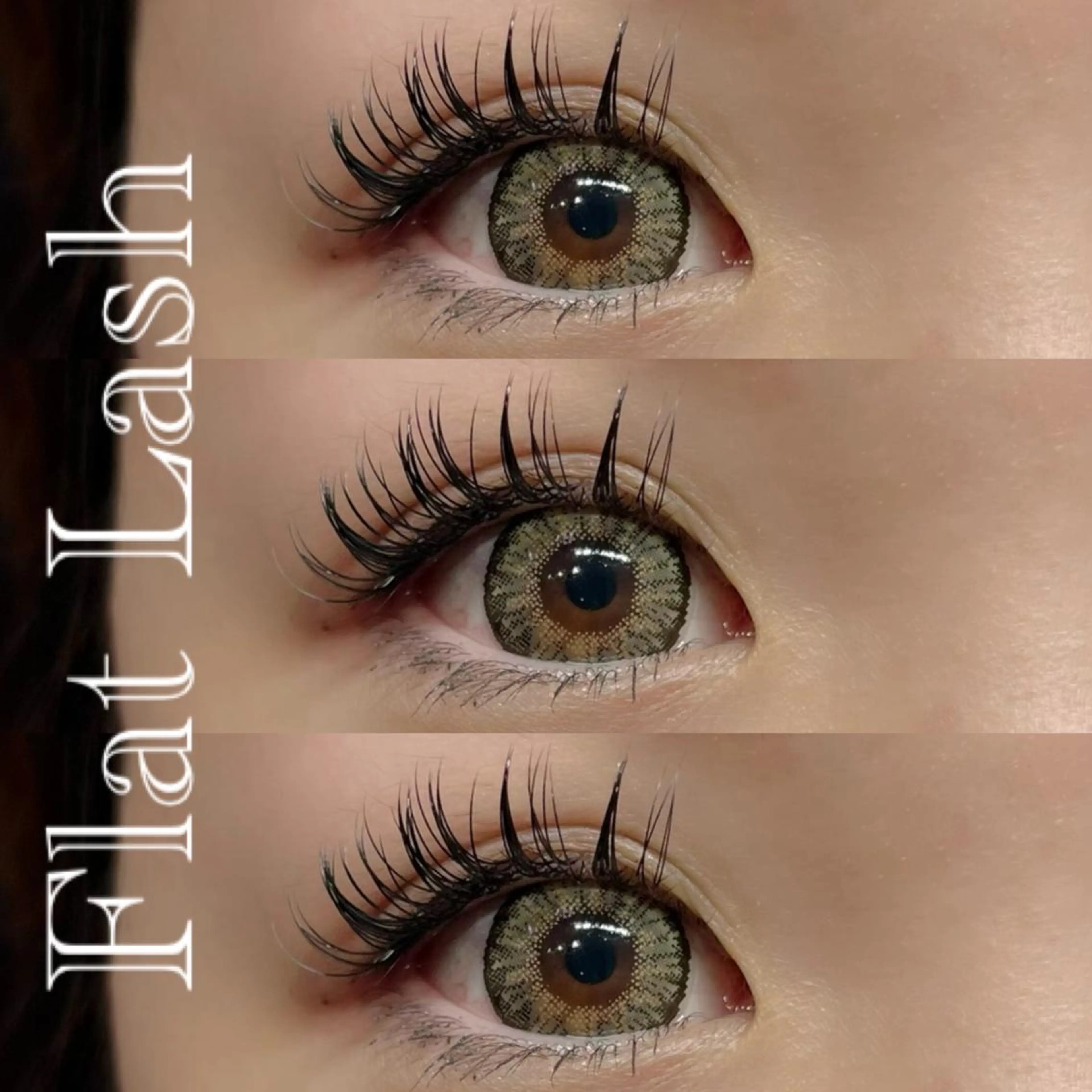 マツエク・マツパ バインドロック 束感まつ毛 カラーマツエク フラットラッシュ セーブル NEO Beauty Salon所属・𝐍𝐄𝐎 𝐉𝐔𝐑𝐈のネイルデザイン