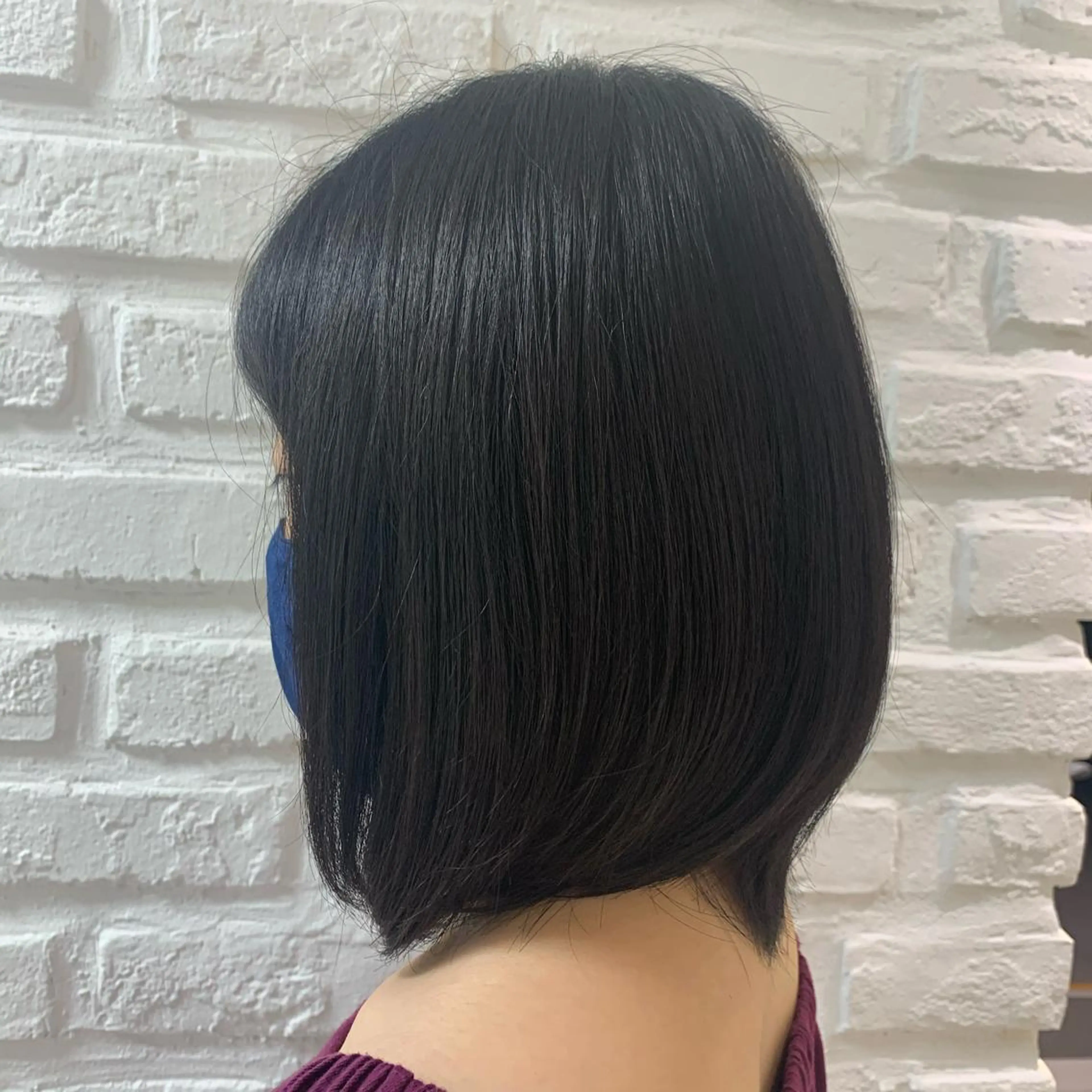 ミディアム パーマ ボブ カット 縮毛矯正 トリートメント メンズ縮毛矯正🦊ハ イトーン　RYOKAのヘアスタイル