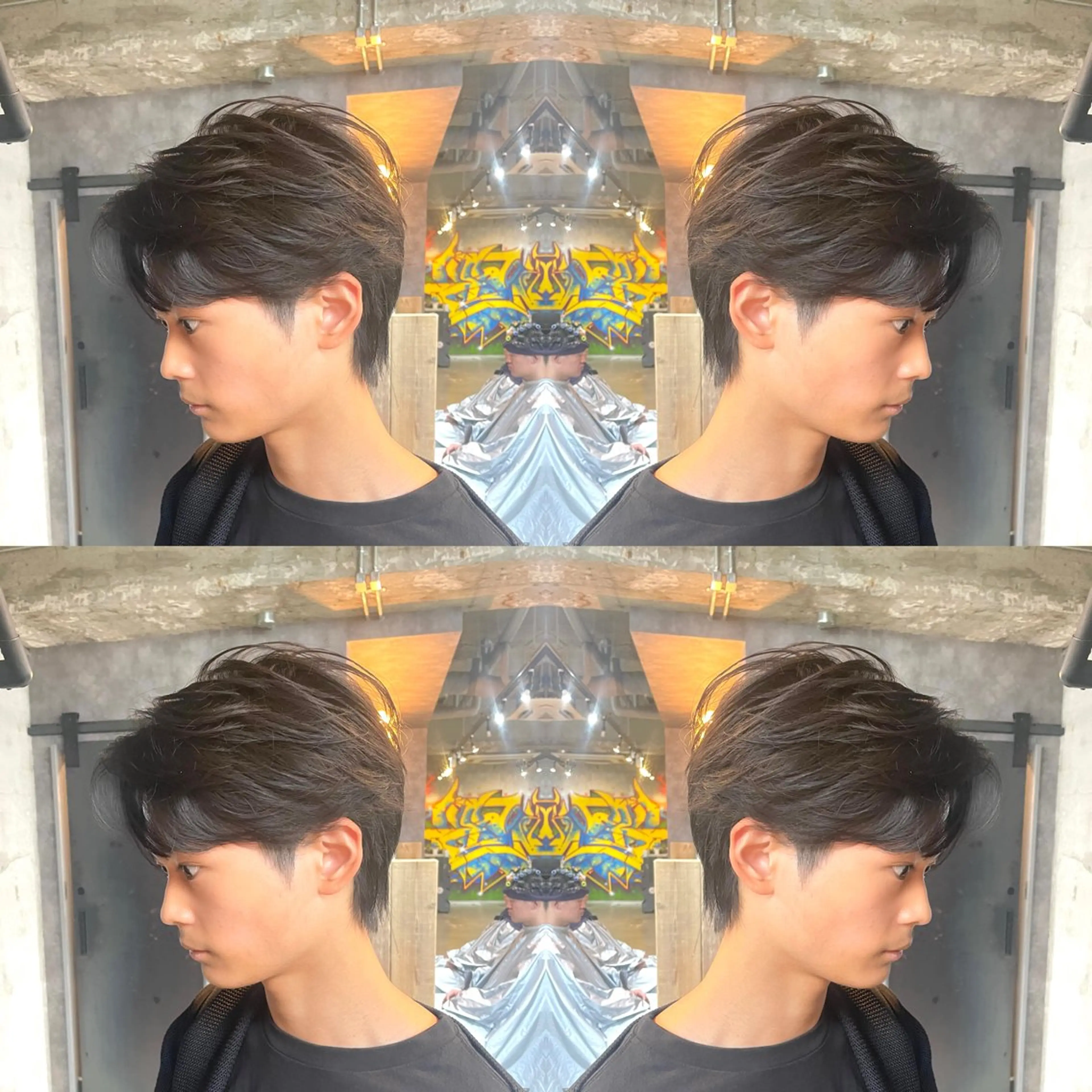 🔥カッコよくなりたい方🔥🪽フェザーパーマ🪽【1日1人限定】メンズカット➕パーマ➕髪質改善内部トリートメント✨の写真