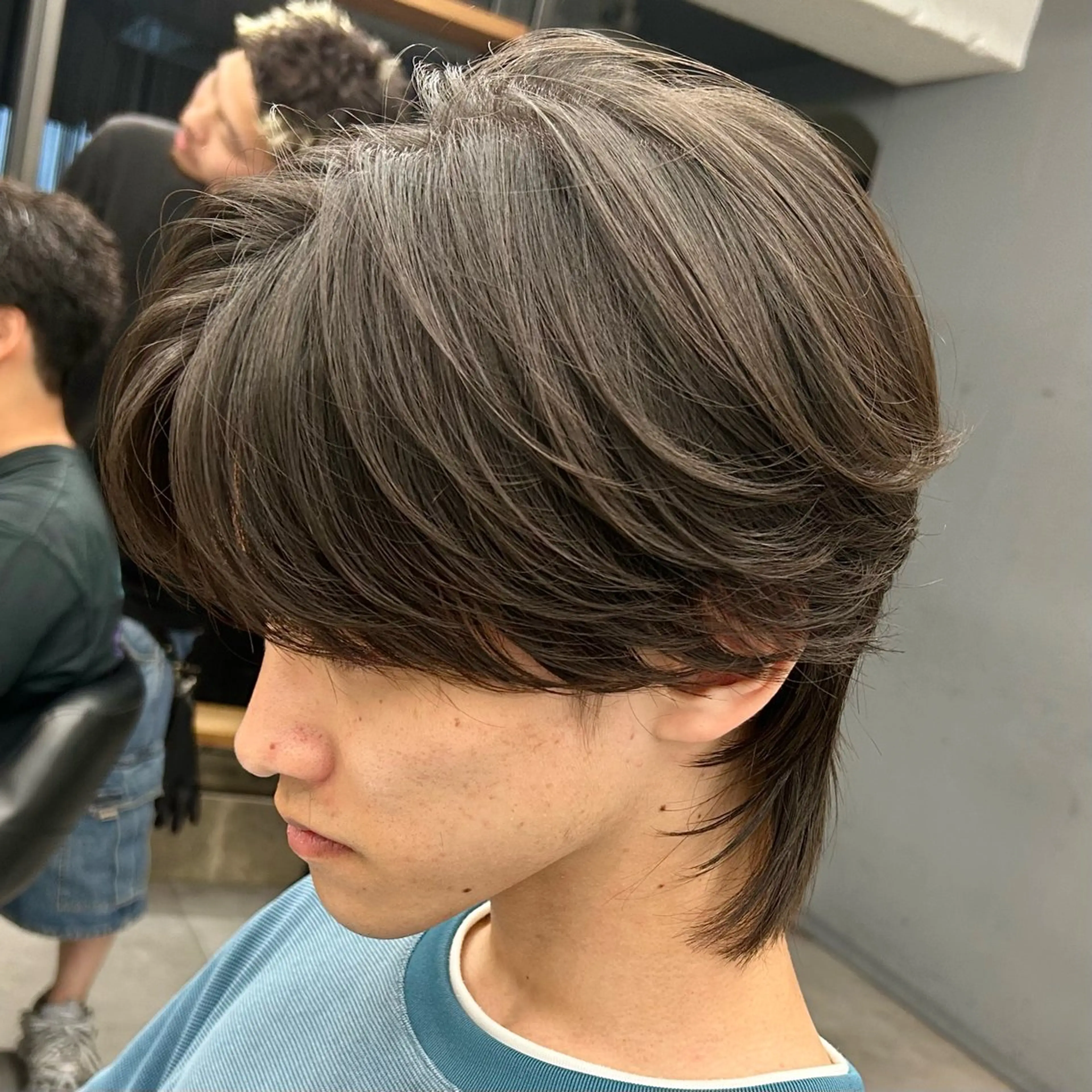 メンズ カット トリートメント 韓国ヘア🇰🇷 メンズパーマ/つかさのヘアスタイル