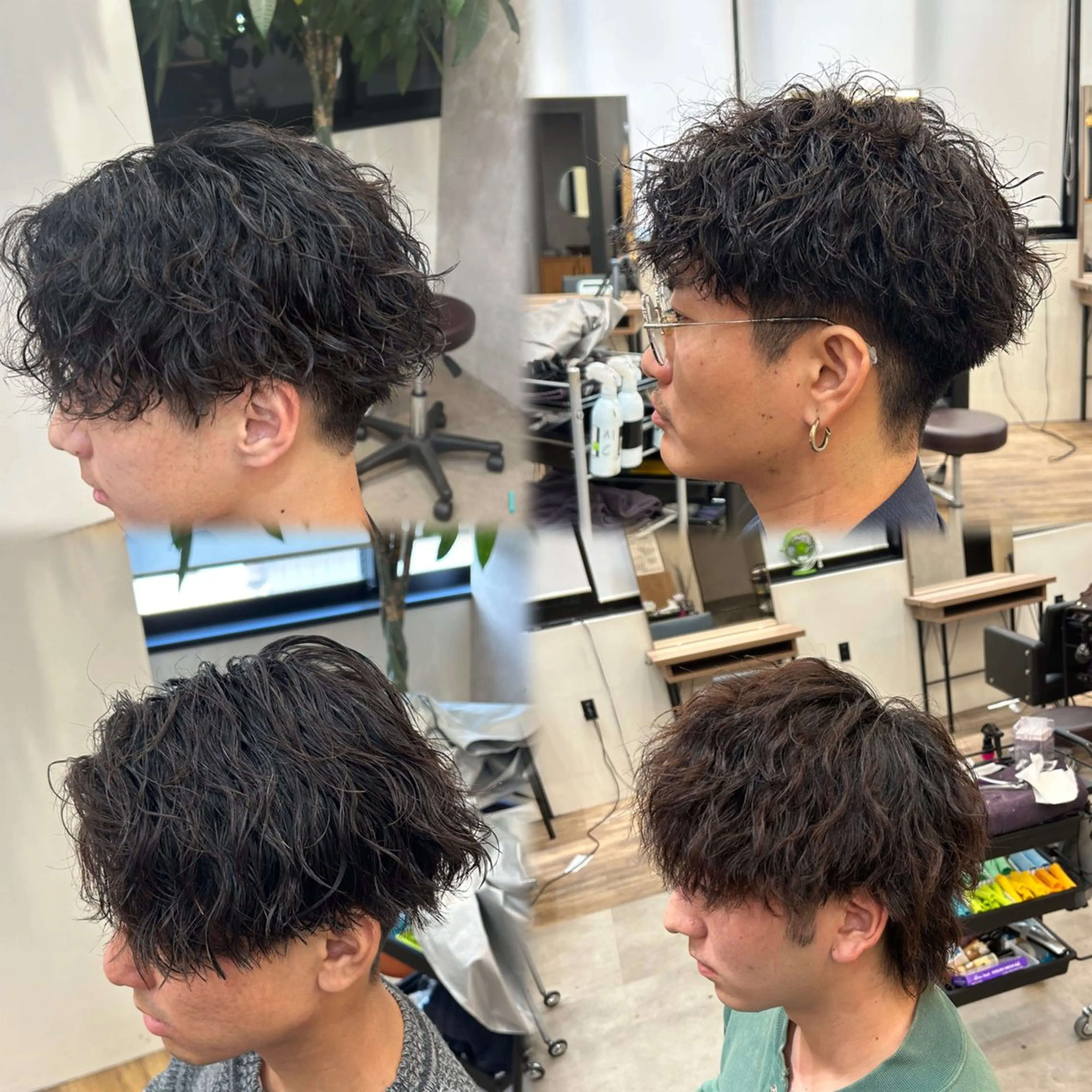 メンズカット,ツイスパの写真