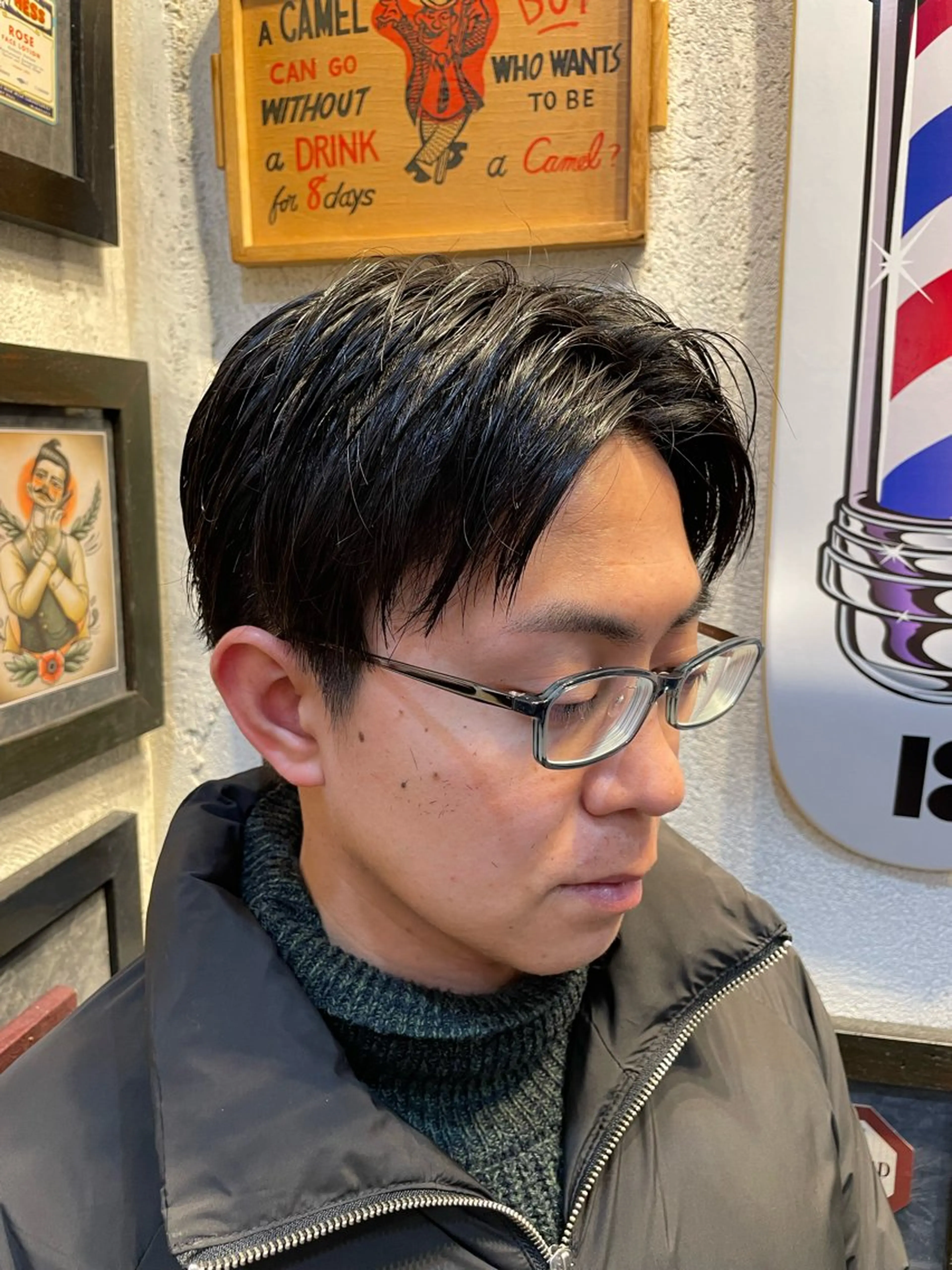 ミディアム ヒロ銀座大阪店 💈ナオヤ💈のヘアスタイル