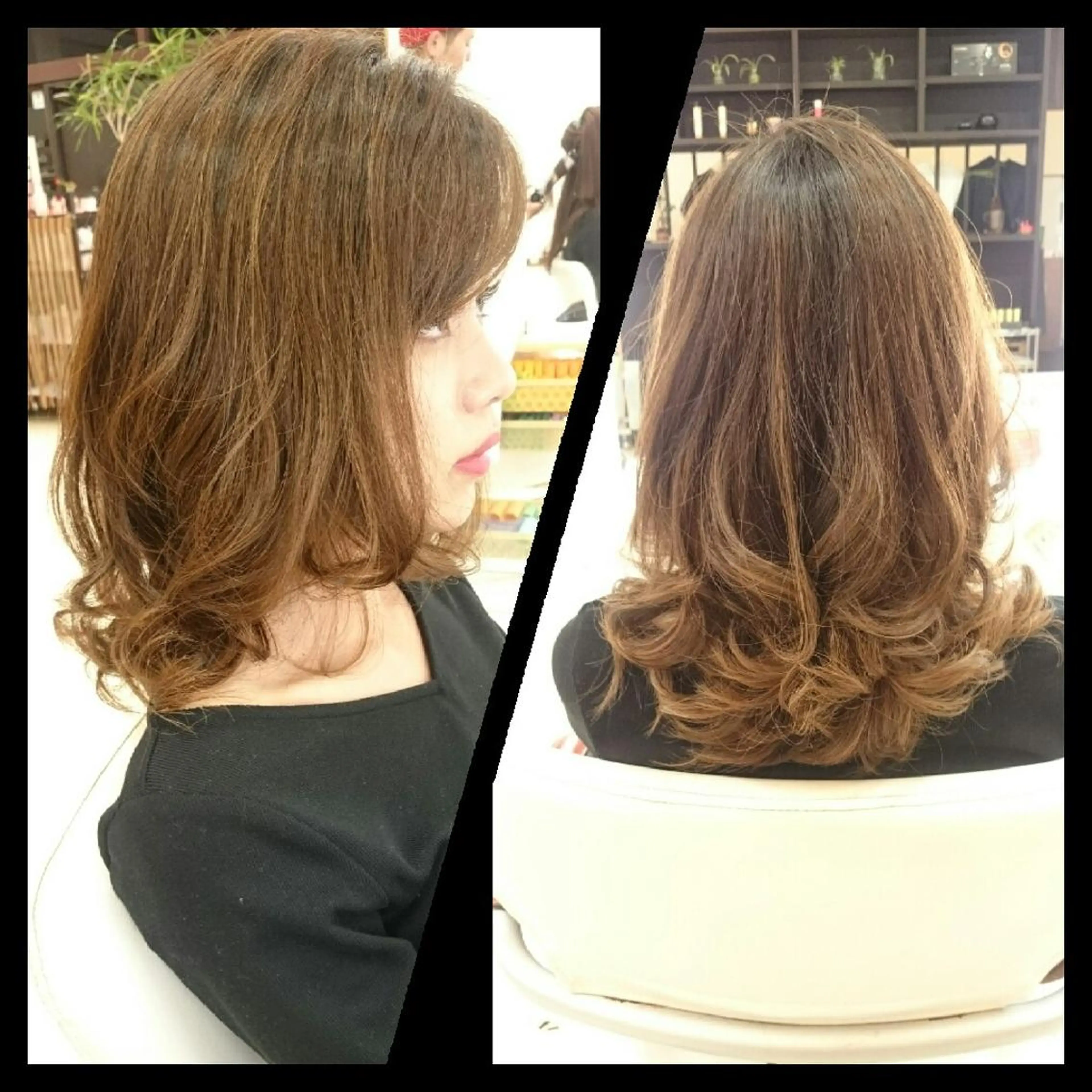 セミロング ｷﾝｼﾞｮｳ ｴﾅﾐのヘアスタイル