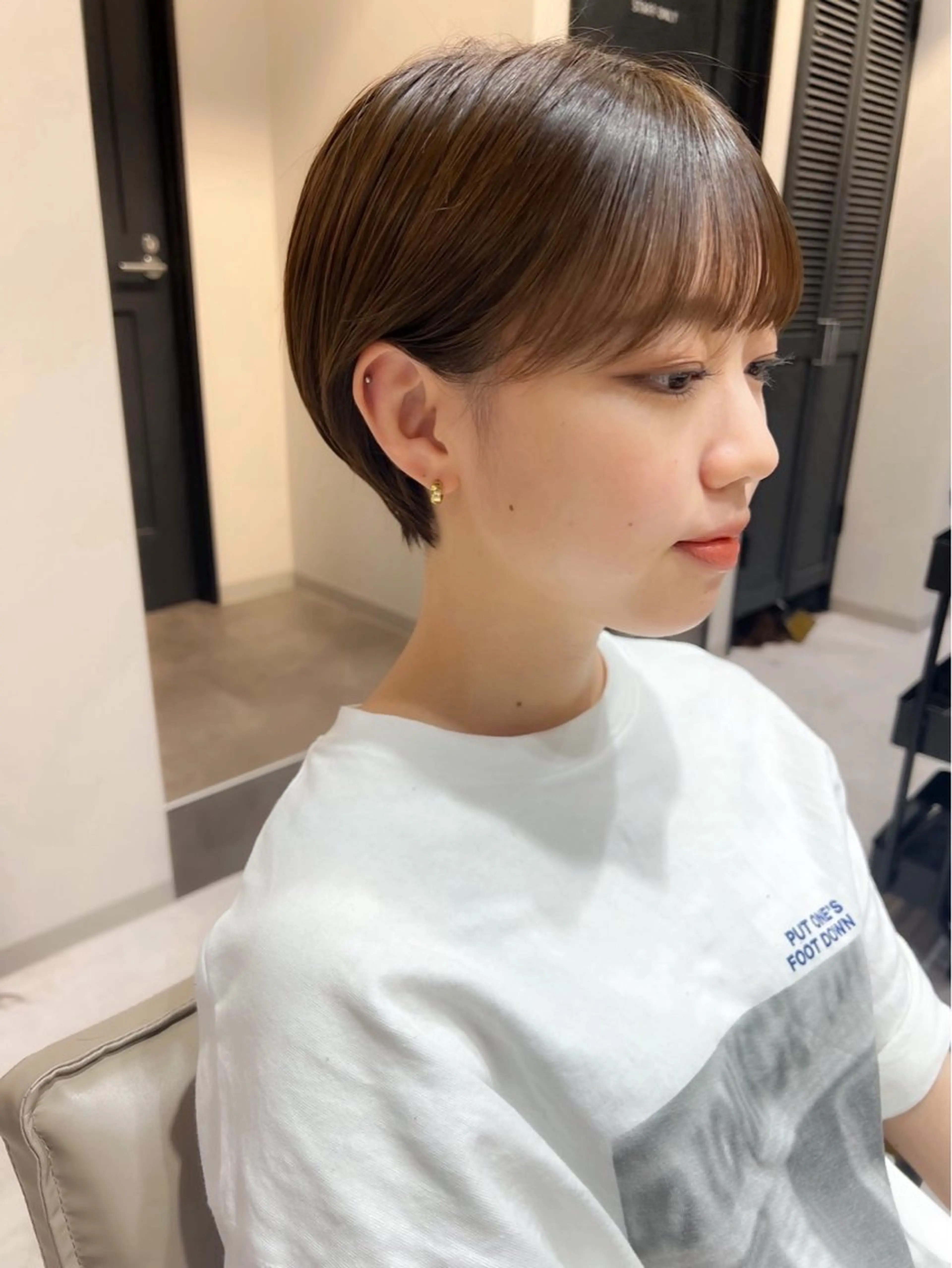 ショート カット ヘアカラー ⭐️立川/縮毛矯正 /髪質改善⭐️のヘアスタイル