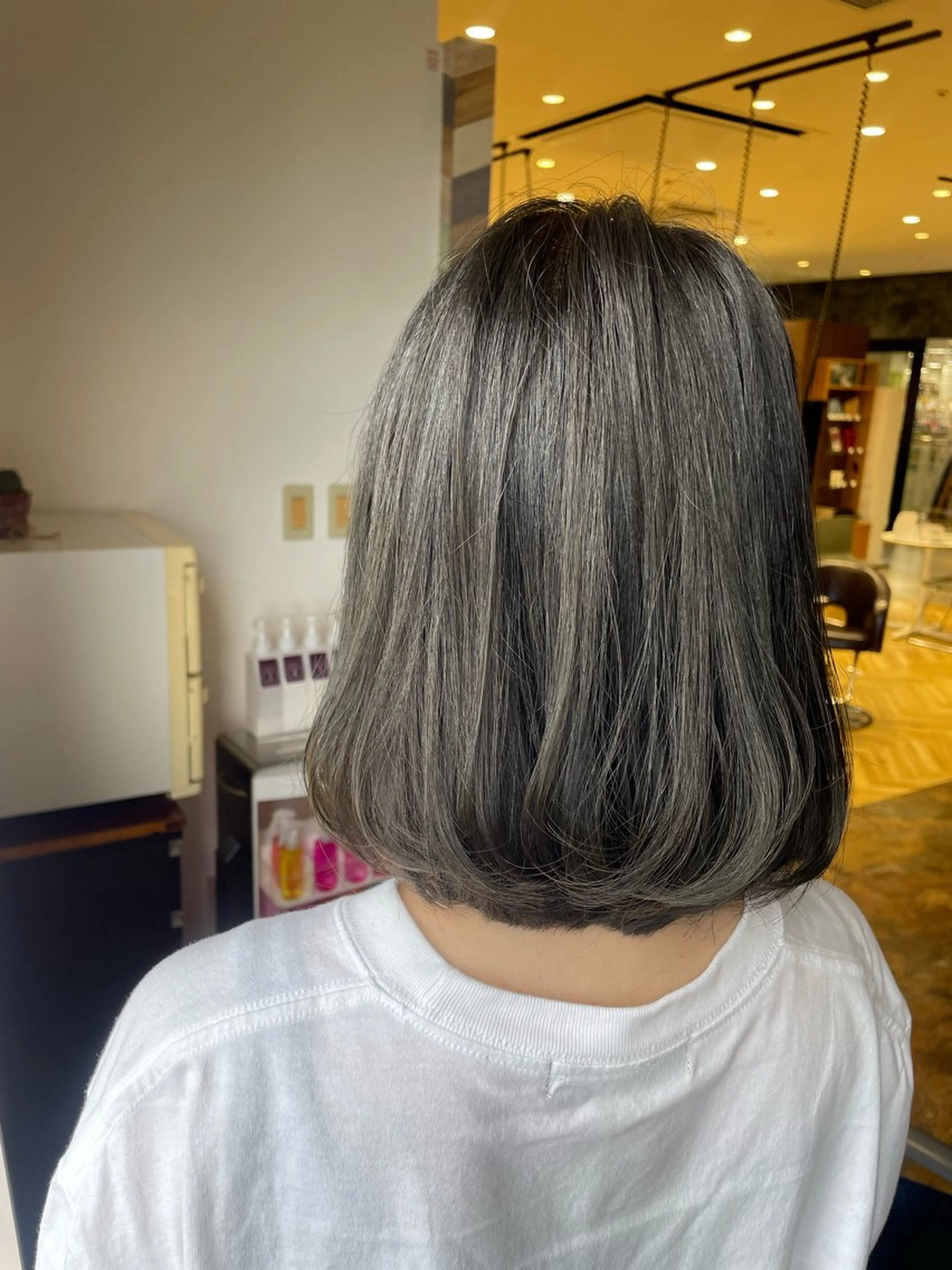 ミディアム キルンサンピアン所属・ナチュラルカラー 児玉優香のヘアスタイル