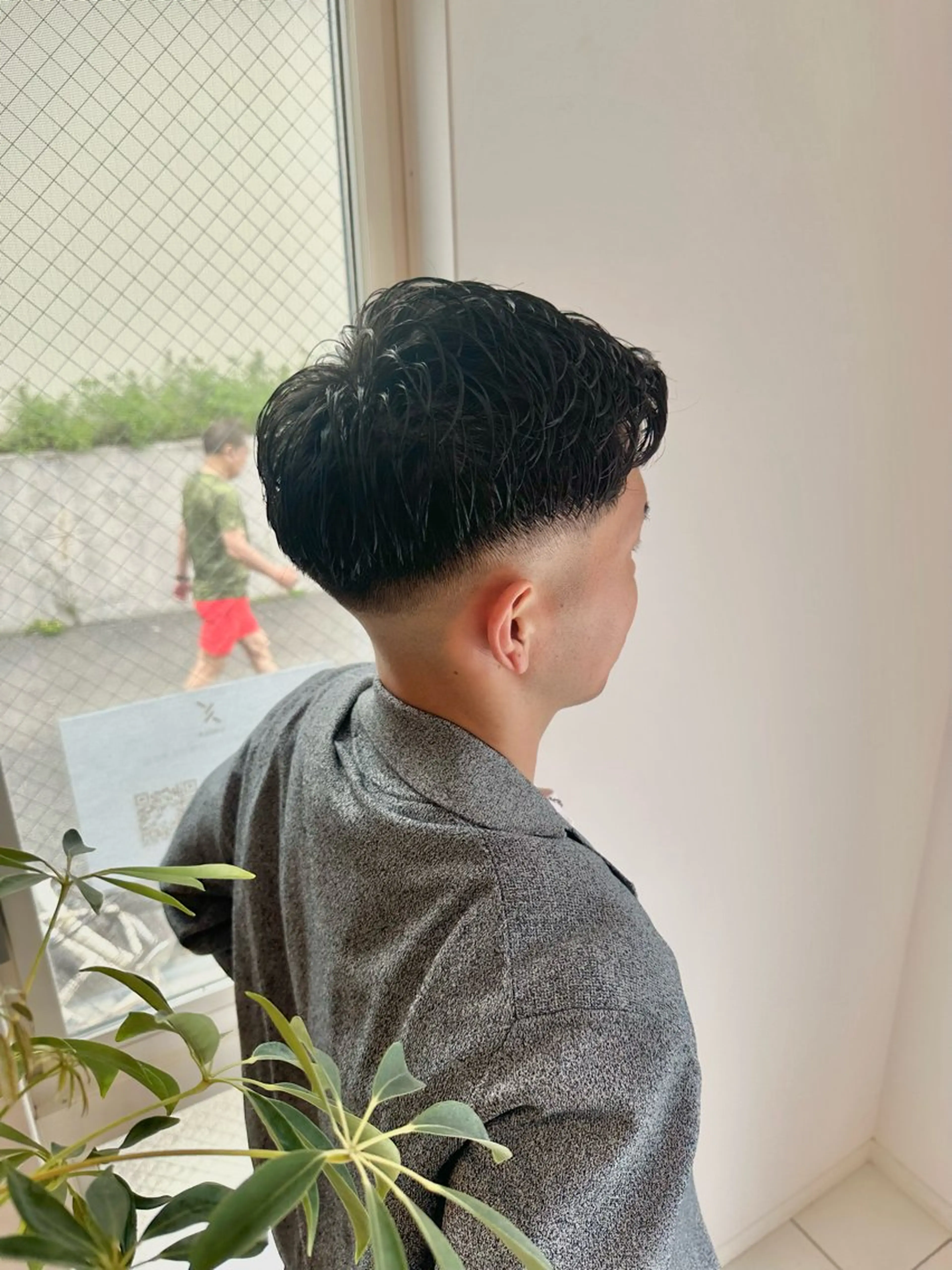 ショート メンズ フェードカット 菅沼 樹生のヘアスタイル