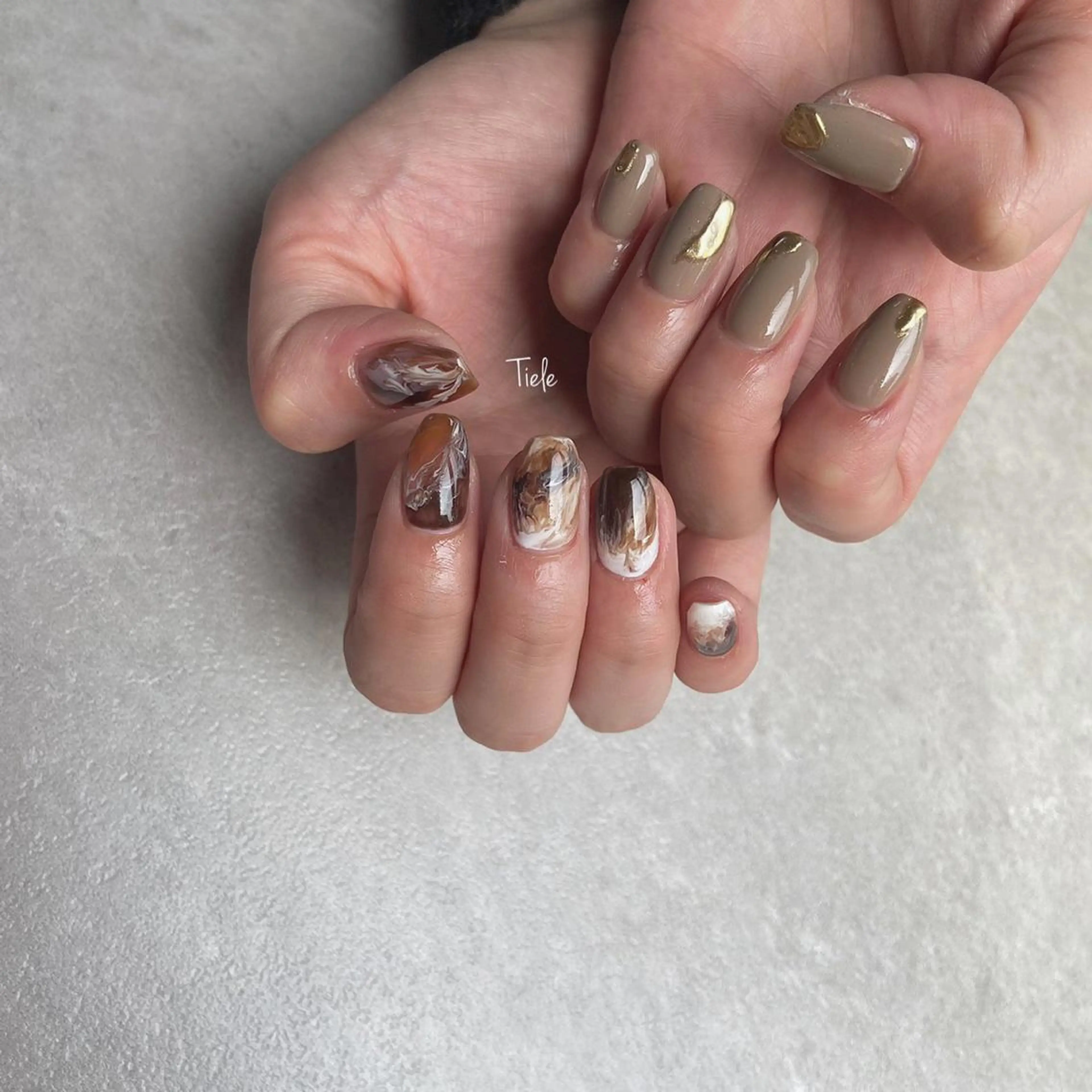 ネイル ハンドネイル tiele nailのネイルデザイン