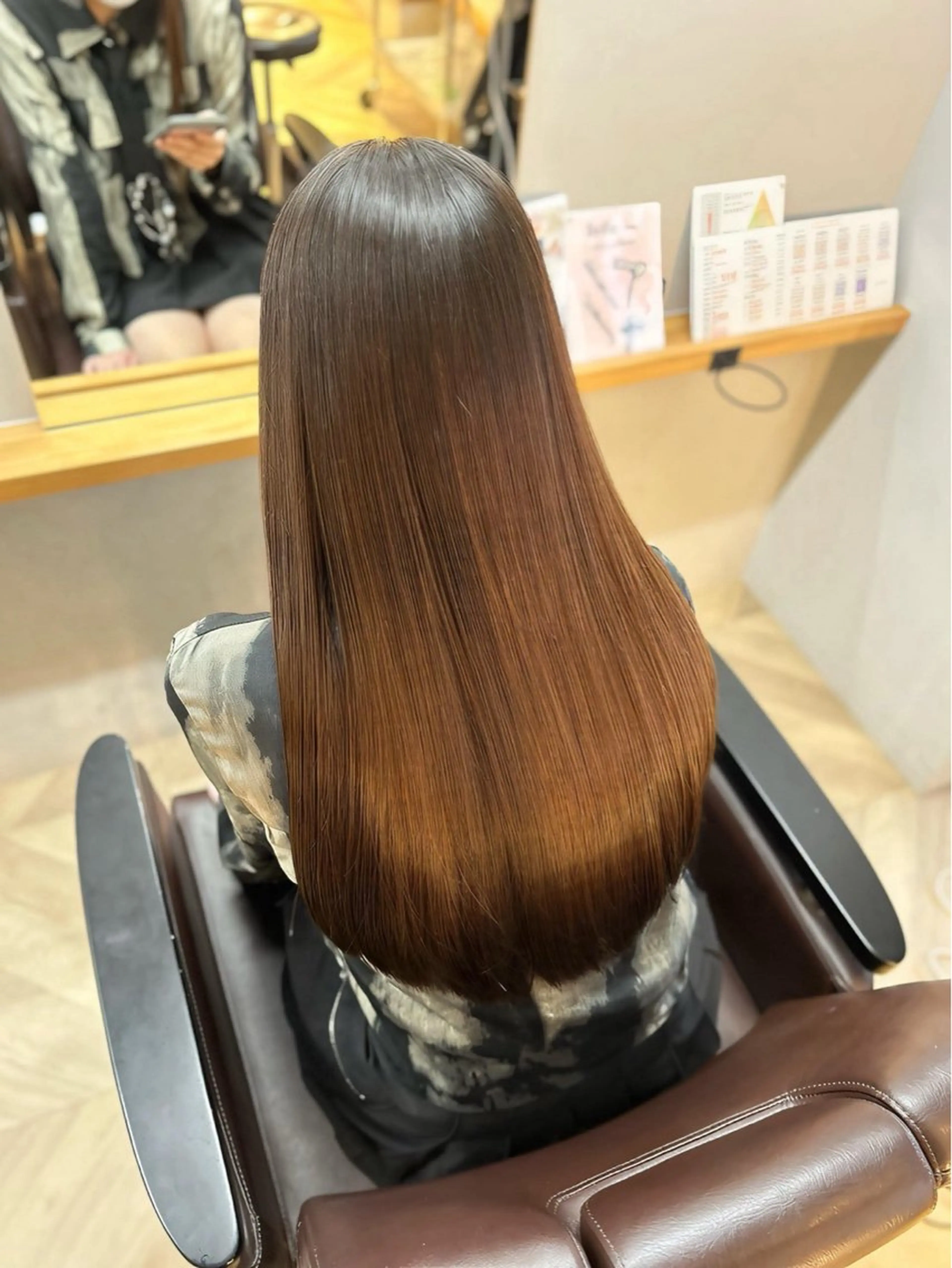 ロング ロング 縮毛矯正 トリートメント 岩田 一駿/髪質改善 /美髪縮毛矯正のヘアスタイル