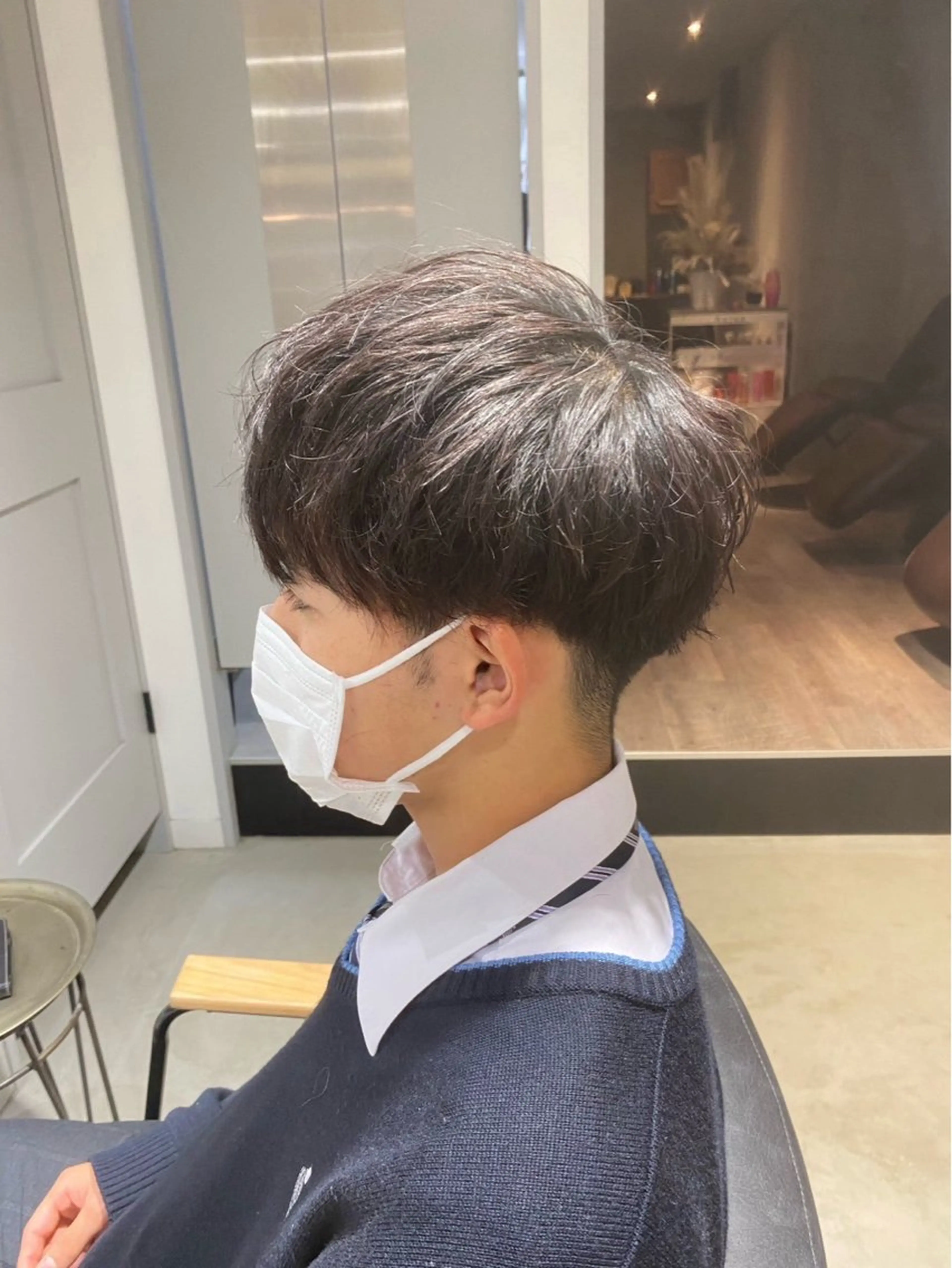 メンズ マッシュ 刈り上げ くらたに りくのヘアスタイル