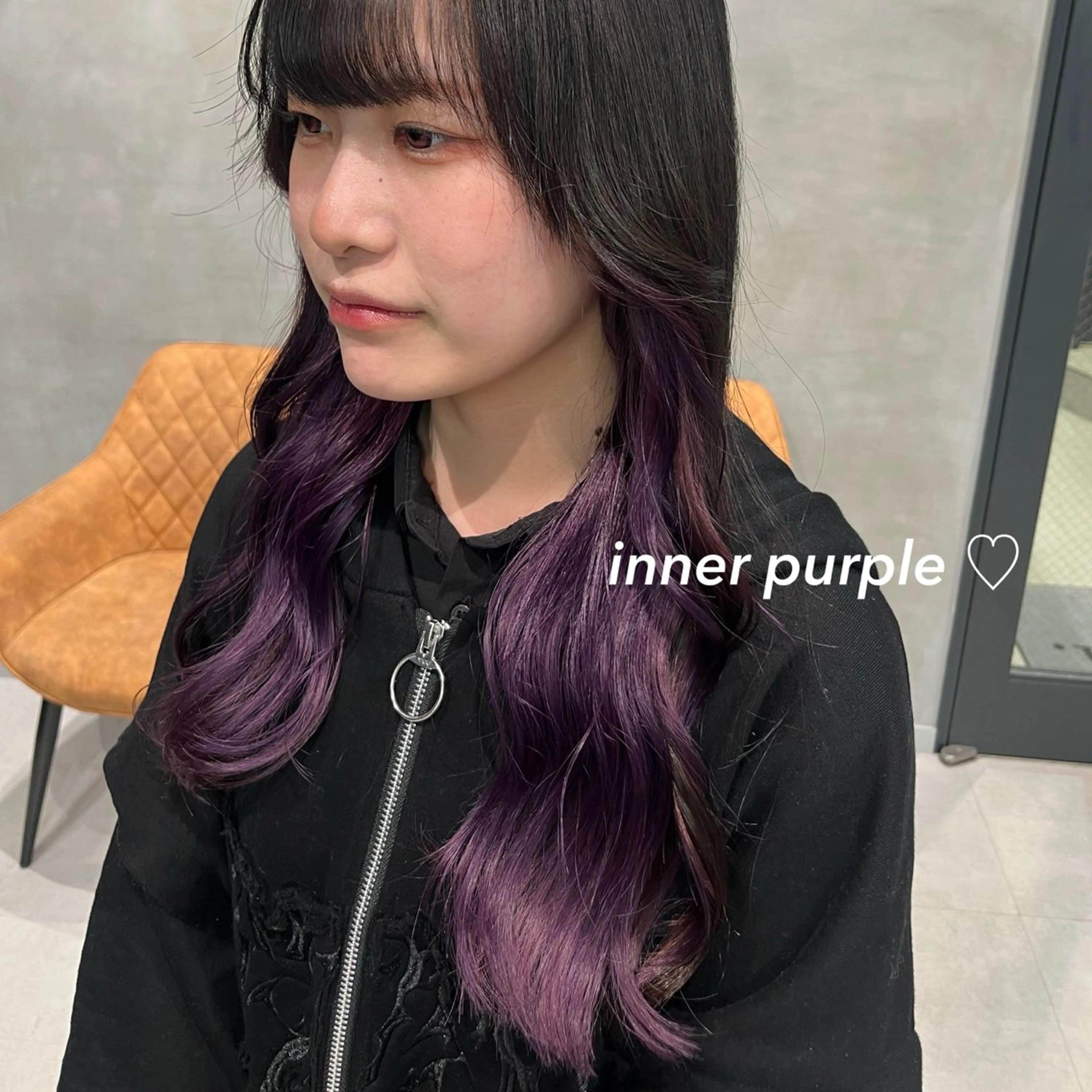 ロング カラー ブリーチ 透明感カラー カット ヘアカラー インナーカラー🎧♡ ヘアメ🎀くめののヘアスタイル