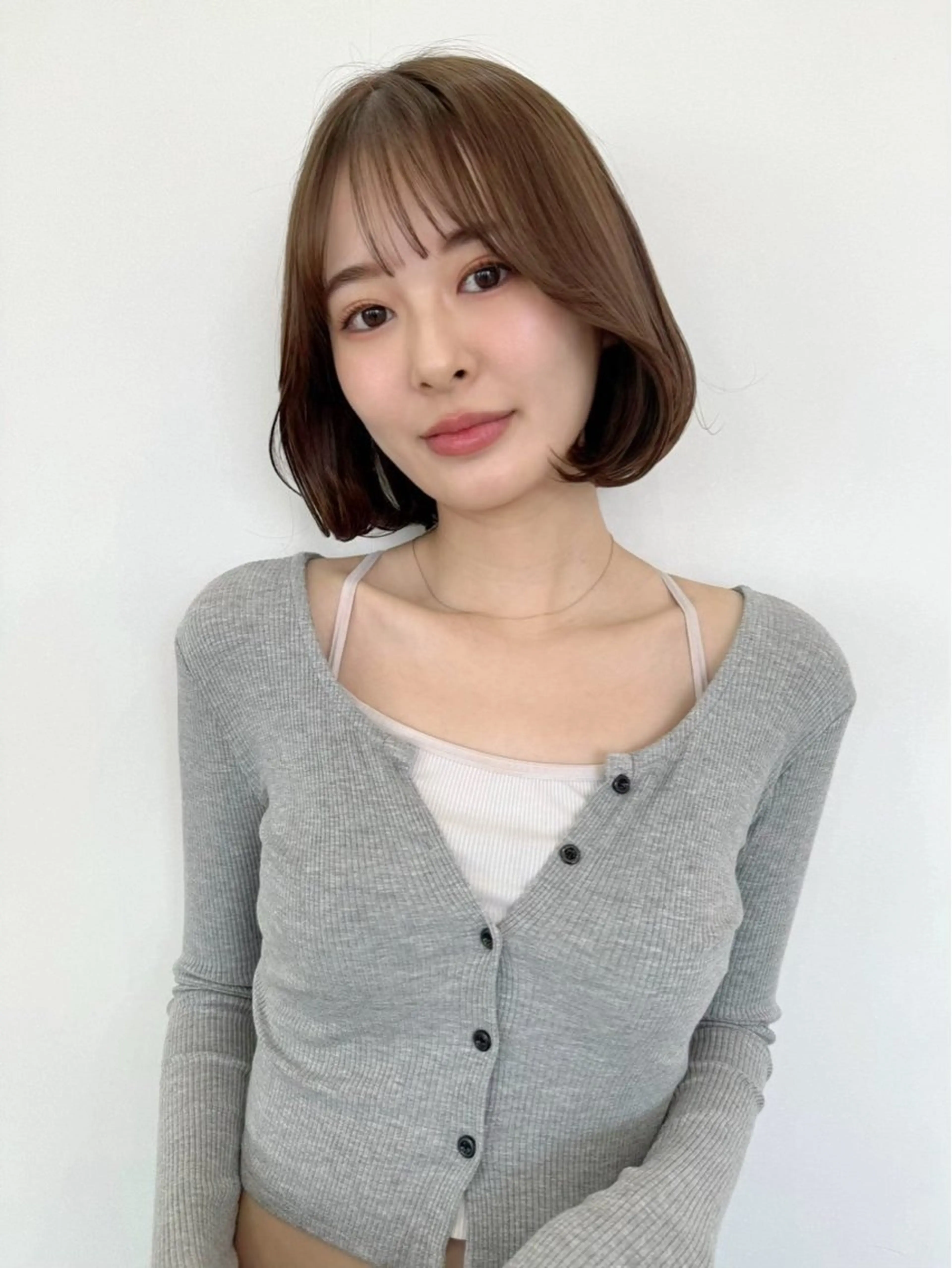 【🉐カット+ダメージ軽減透明感トレンドカラー🌟➕前処理キラ水トリートメント🩵】の写真