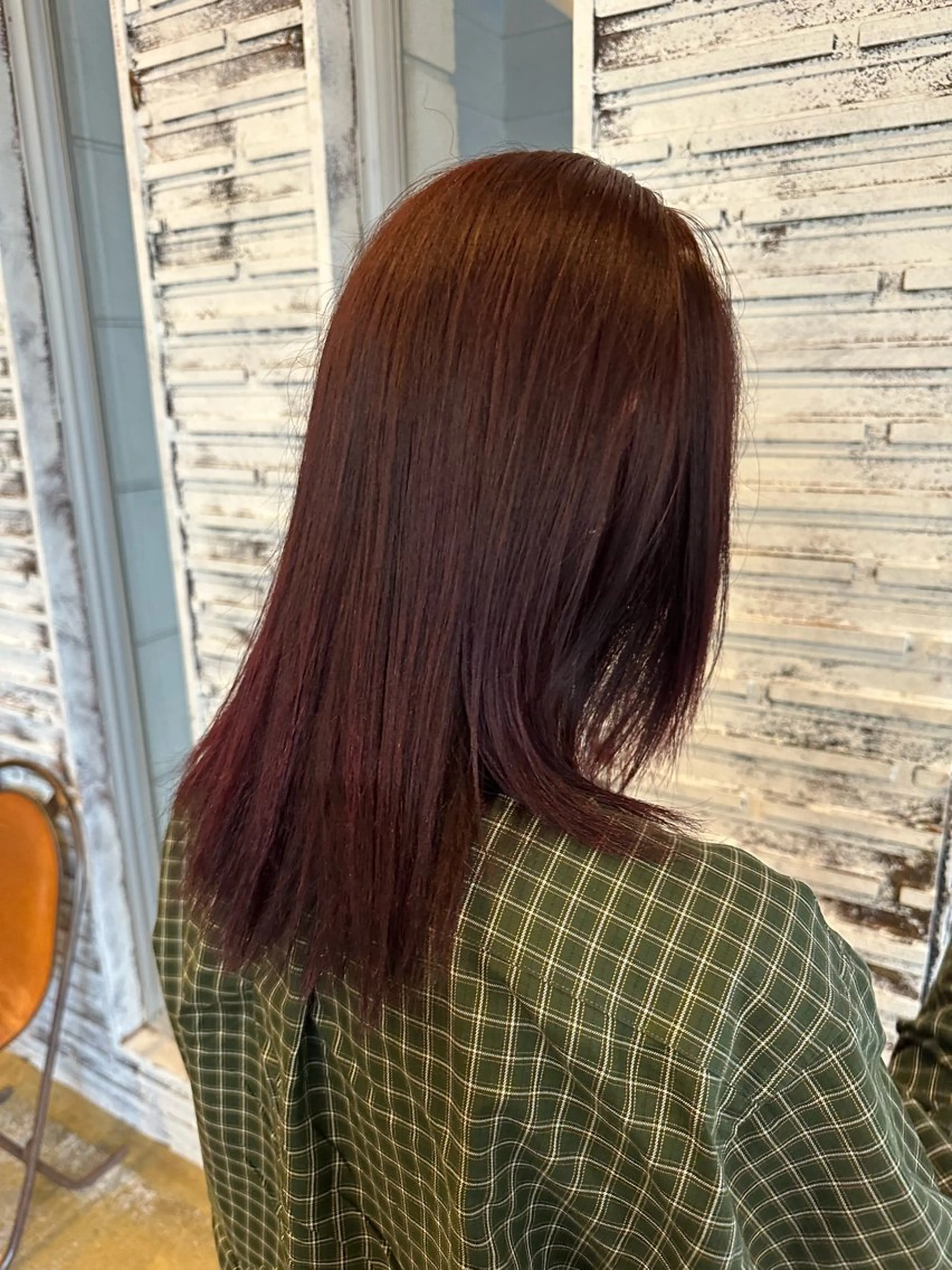 セミロング ヘアカラー 酒徳 唯斗のヘアスタイル