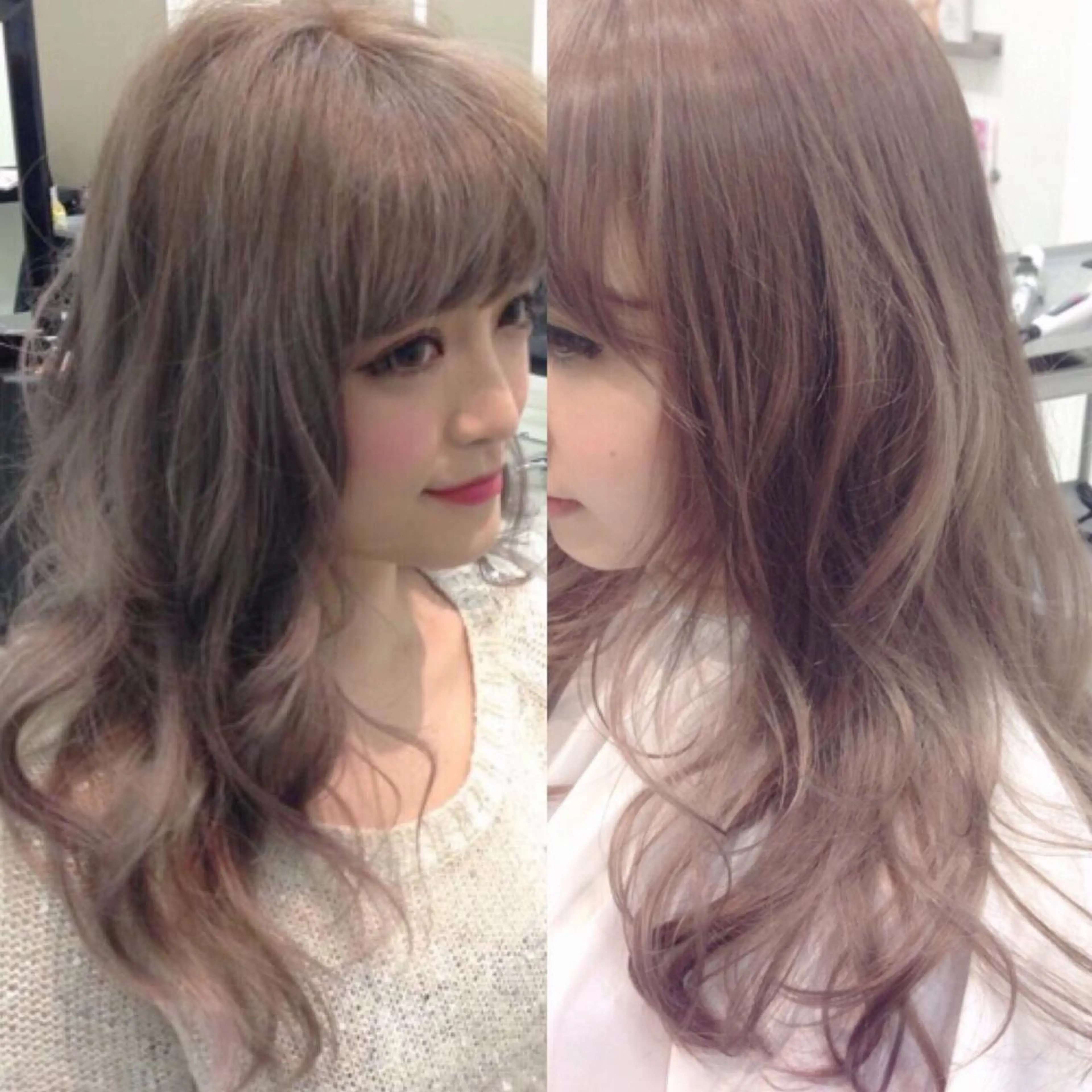 ロング カラー パーマ ヘアアレンジ メンズ キッズ サロウィン柏所属・神山 昌子のヘアスタイル