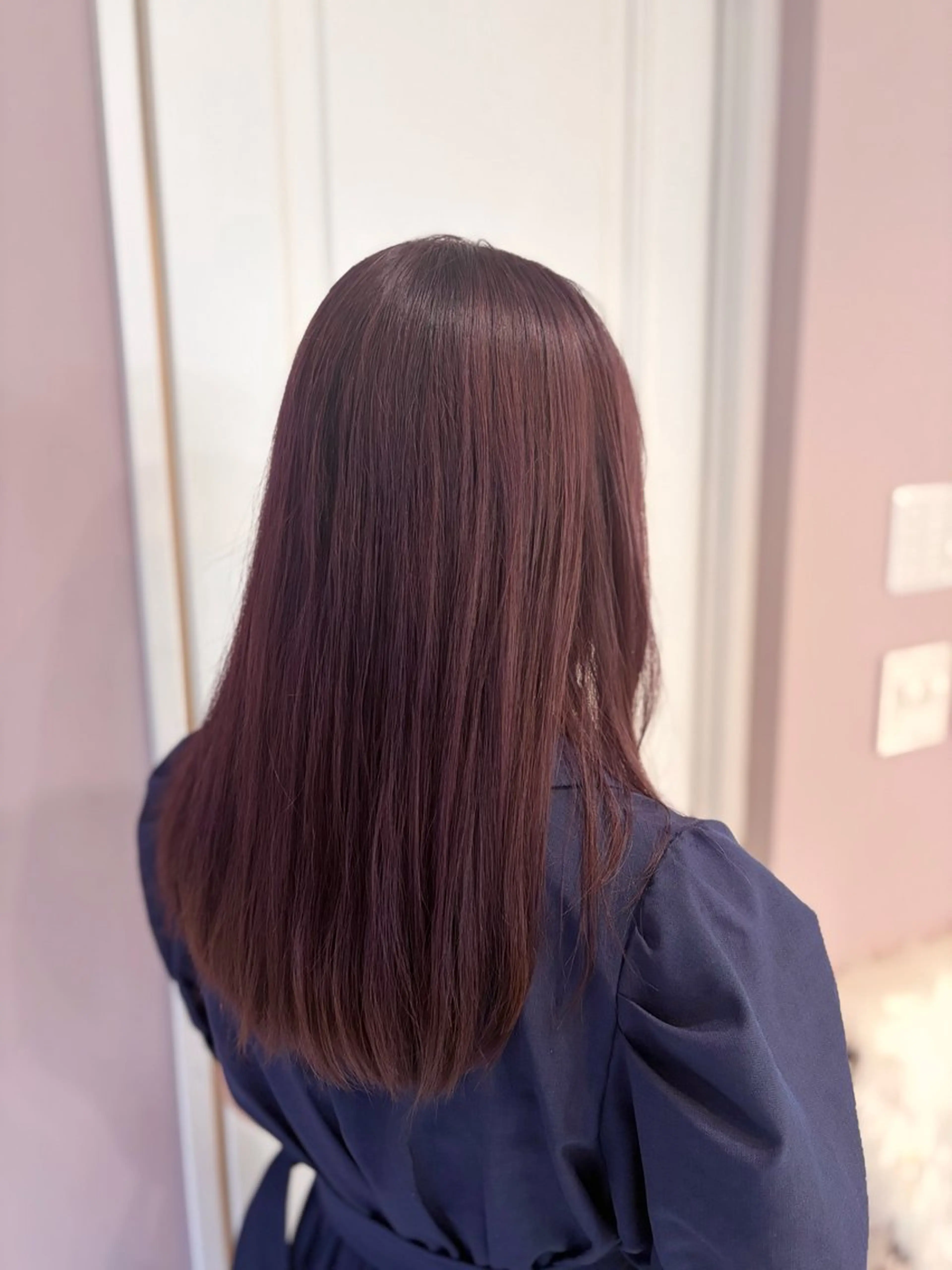 セミロング カラー che'rie所属・che'rie shizukiのヘアスタイル