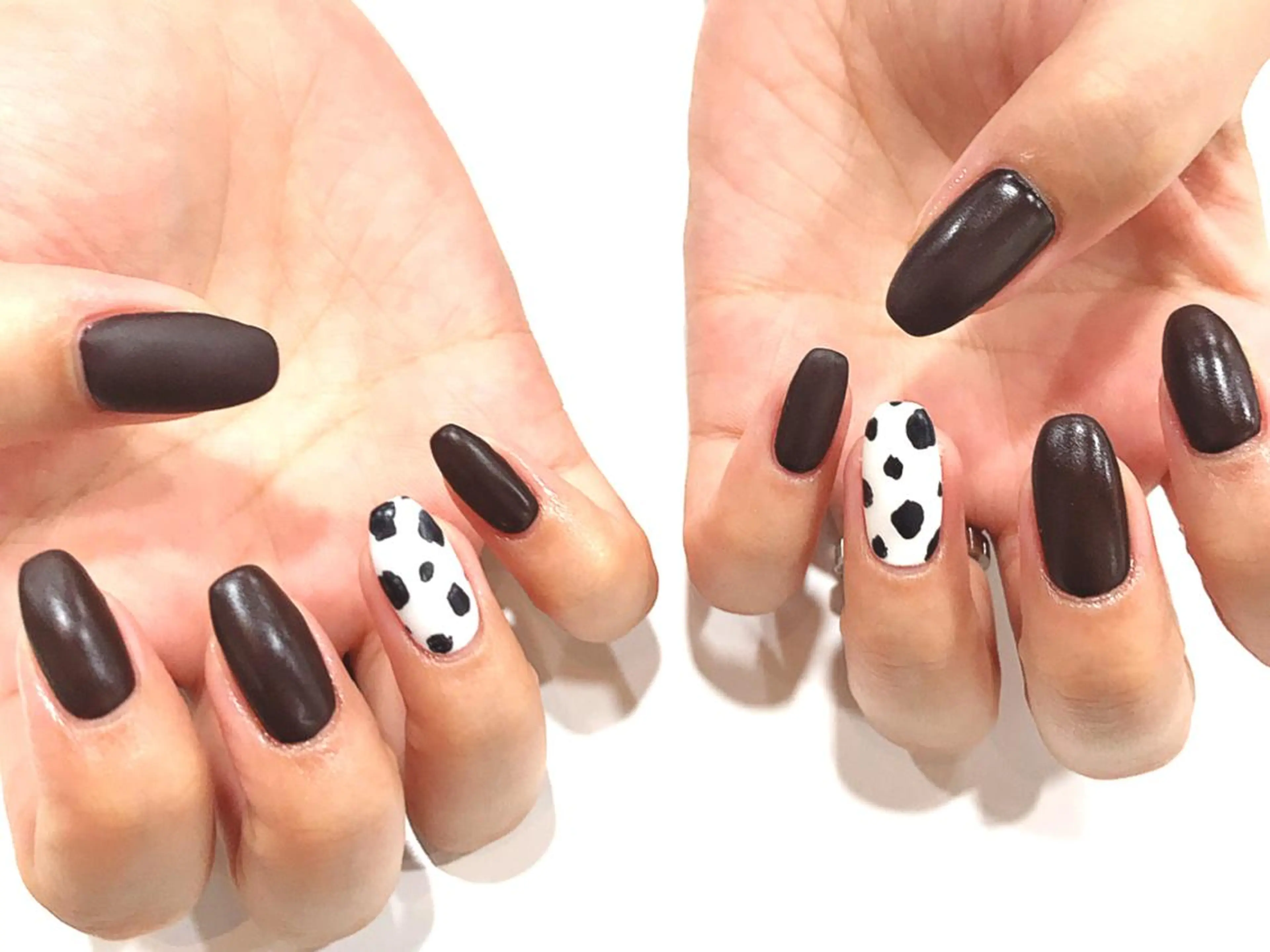 ネイル マットネイル Allure小山店 後藤文香のネイルデザイン