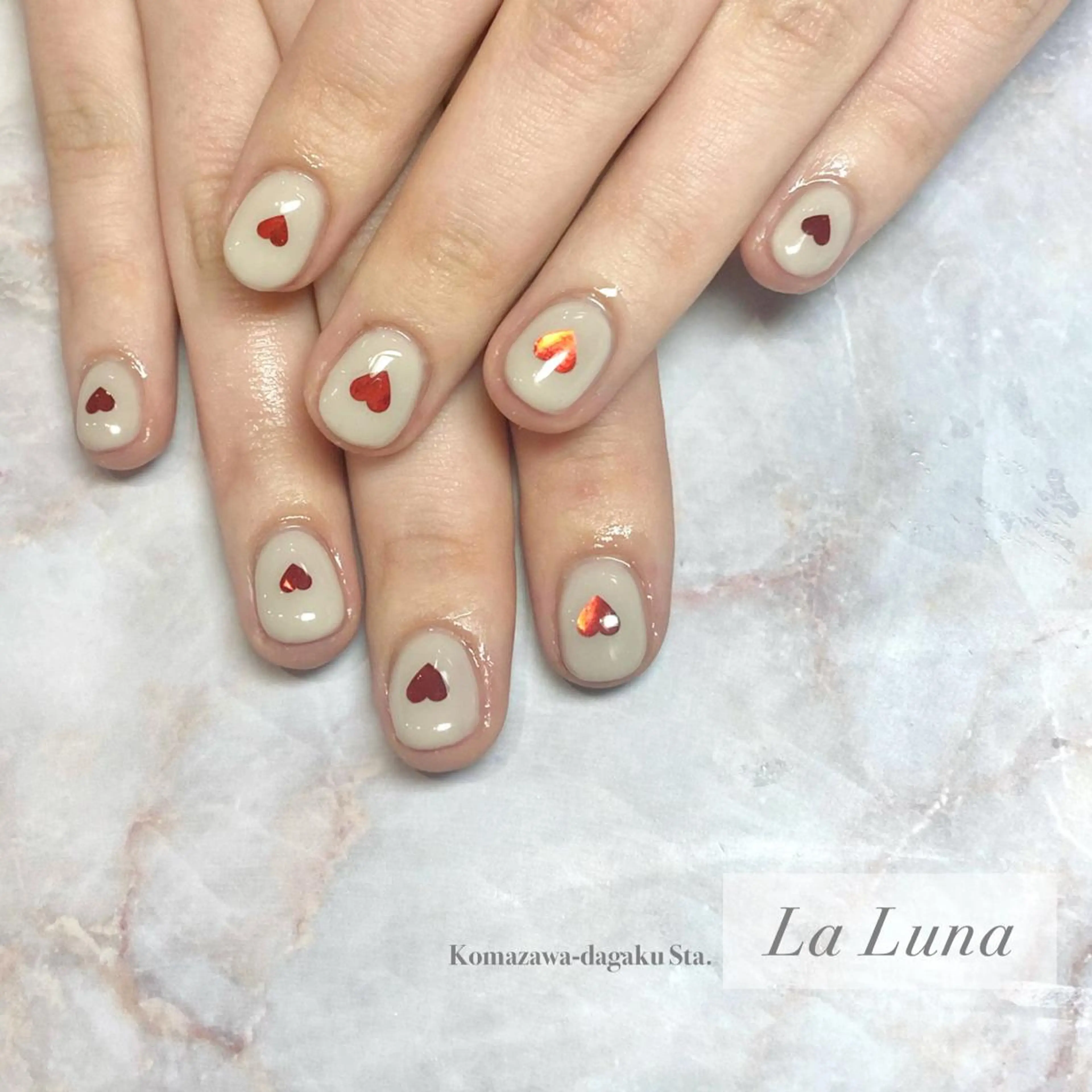ネイル ワンカラーネイル ＬａＬｕｎａ🌙 natsukiのネイルデザイン